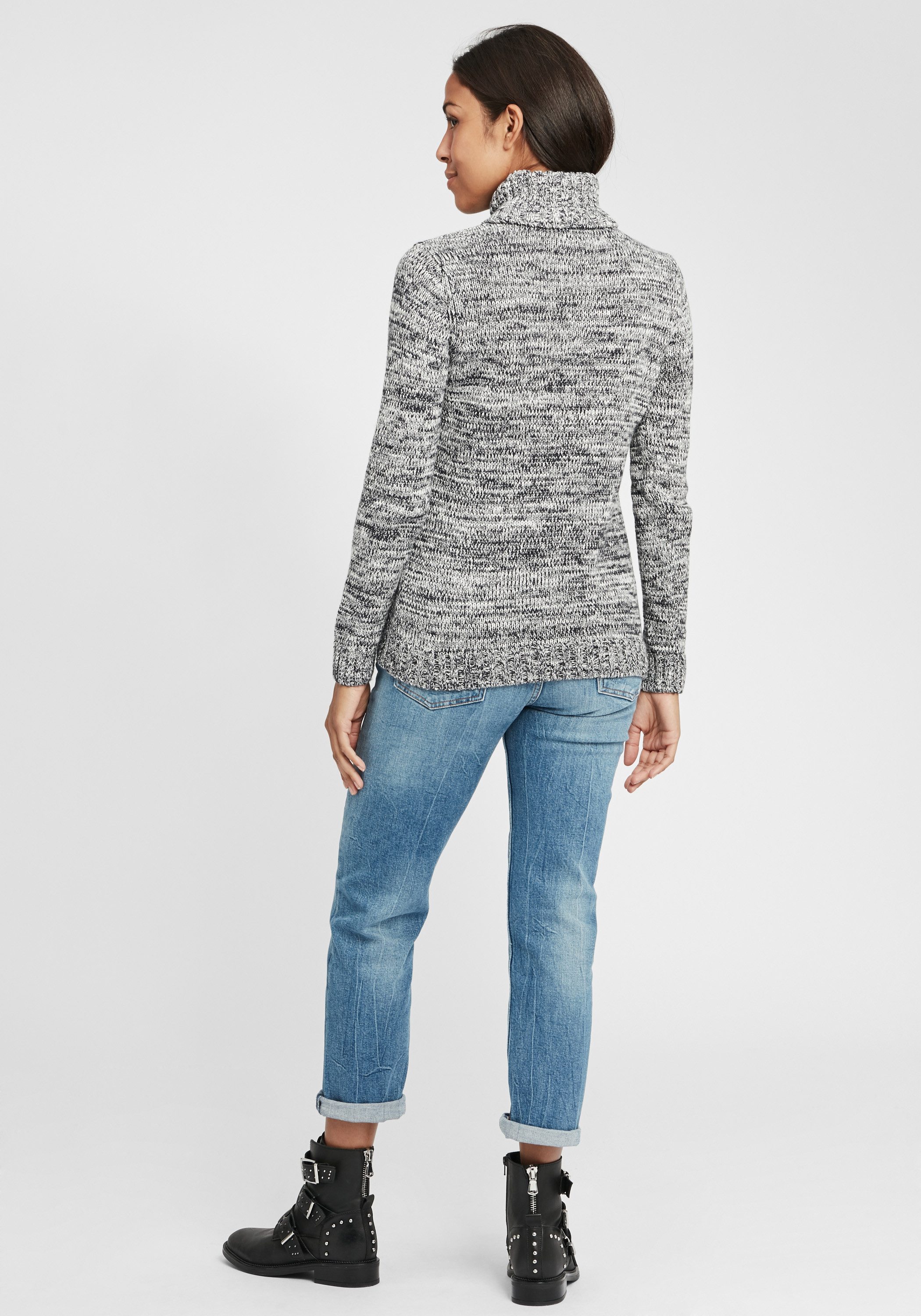 OXMO Rollkragenpullover OXPhilipa Strickpullover mit Rollkragen