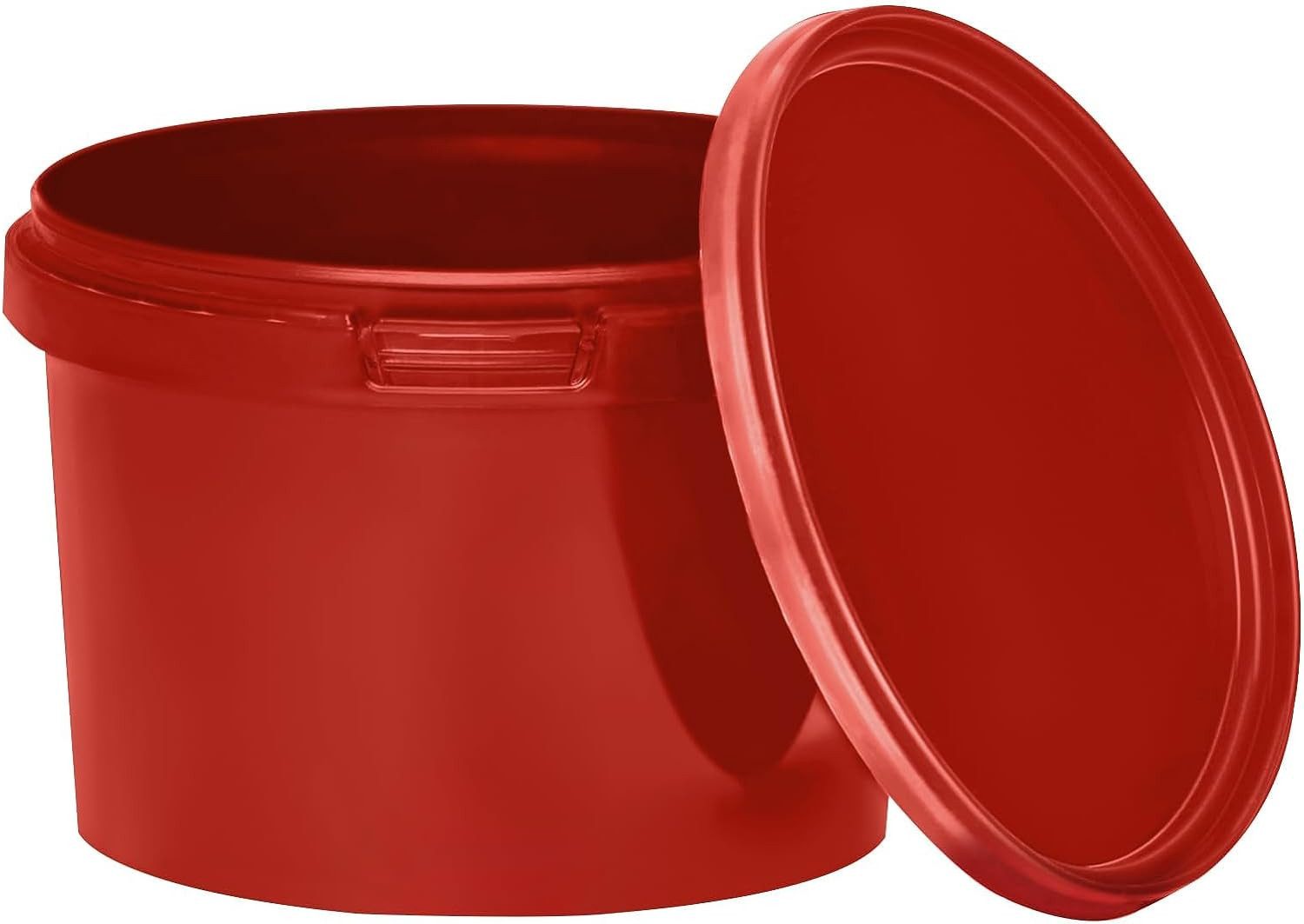 BENBOW Ведро для очистки Ведра mit Deckel 30 20 10 5 3 1 0,5 L Viele Farben Lebensmittelecht, (1-tlg., PZH-, BRC- und DIN-ISO-zertifiziert), für Lebensmittel, Farben, Chemikalien