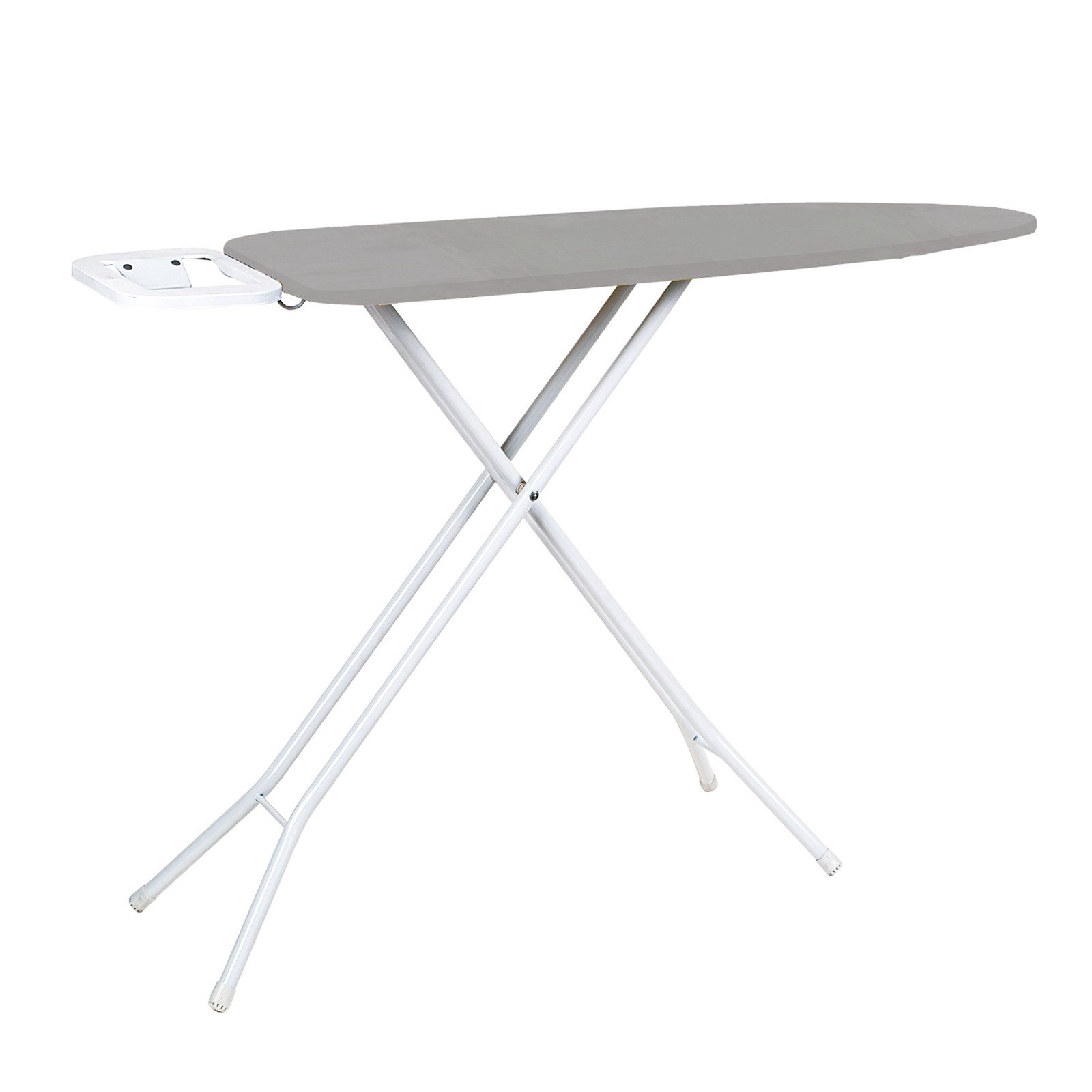 HTI-Living Bügelbrett Bügelbrett Grau Ilona, Bügelfläche 110x33 cm, Bügeltisch mit Bügeleisenablage