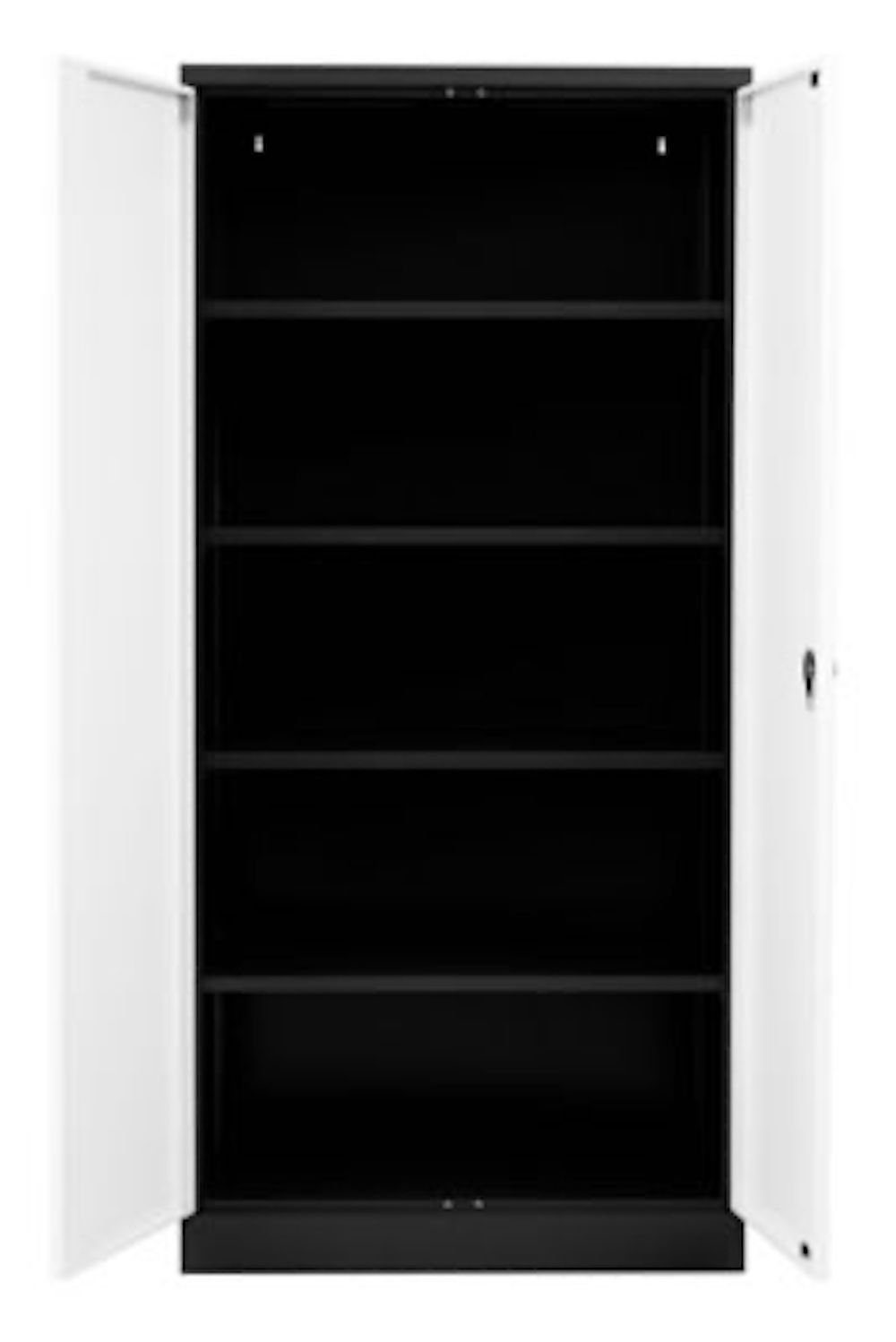 PROREGAL® Spind Stahlschrank HxBxT Grau-Anthrazit Bee, 195x92x50cm,