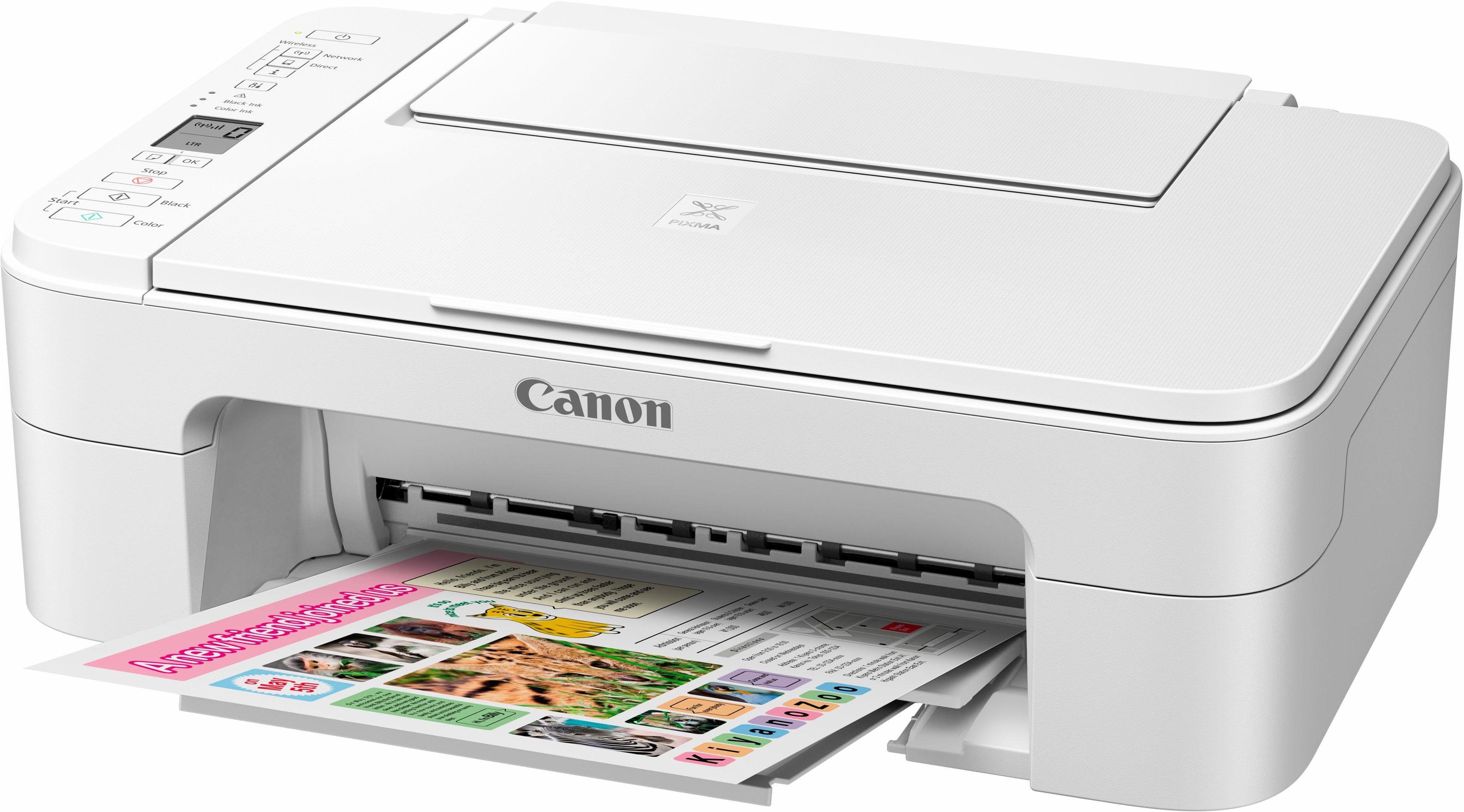 Canon PIXMA TS3150/TS3151 Multifunktionsdrucker, weiß (WLAN (Wi-Fi)