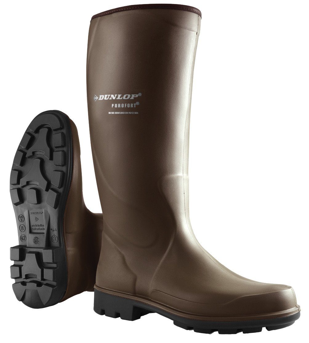 Dunlop_Workwear LS0HX01 Purofort Terroir PRO Dunkelbraun Gummistiefel günstig online kaufen