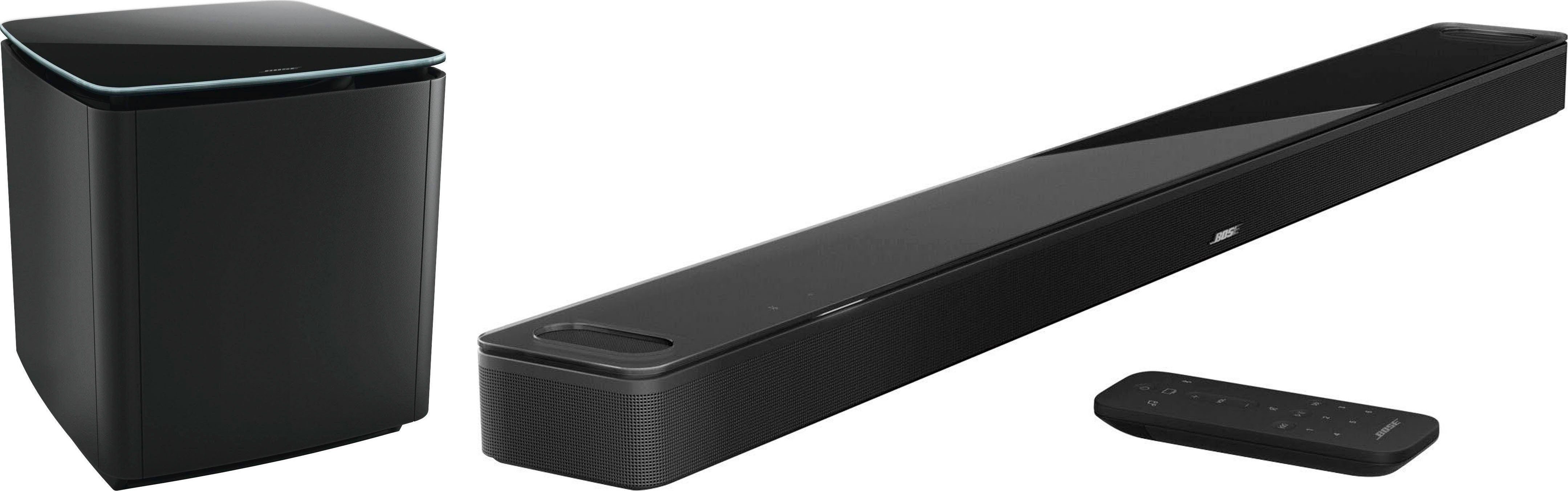 Bose Smart Ultra Soundbar + Bass Module 700 5.1 Soundsystem (Bluetooth, Multiroom, WLAN) schwarz