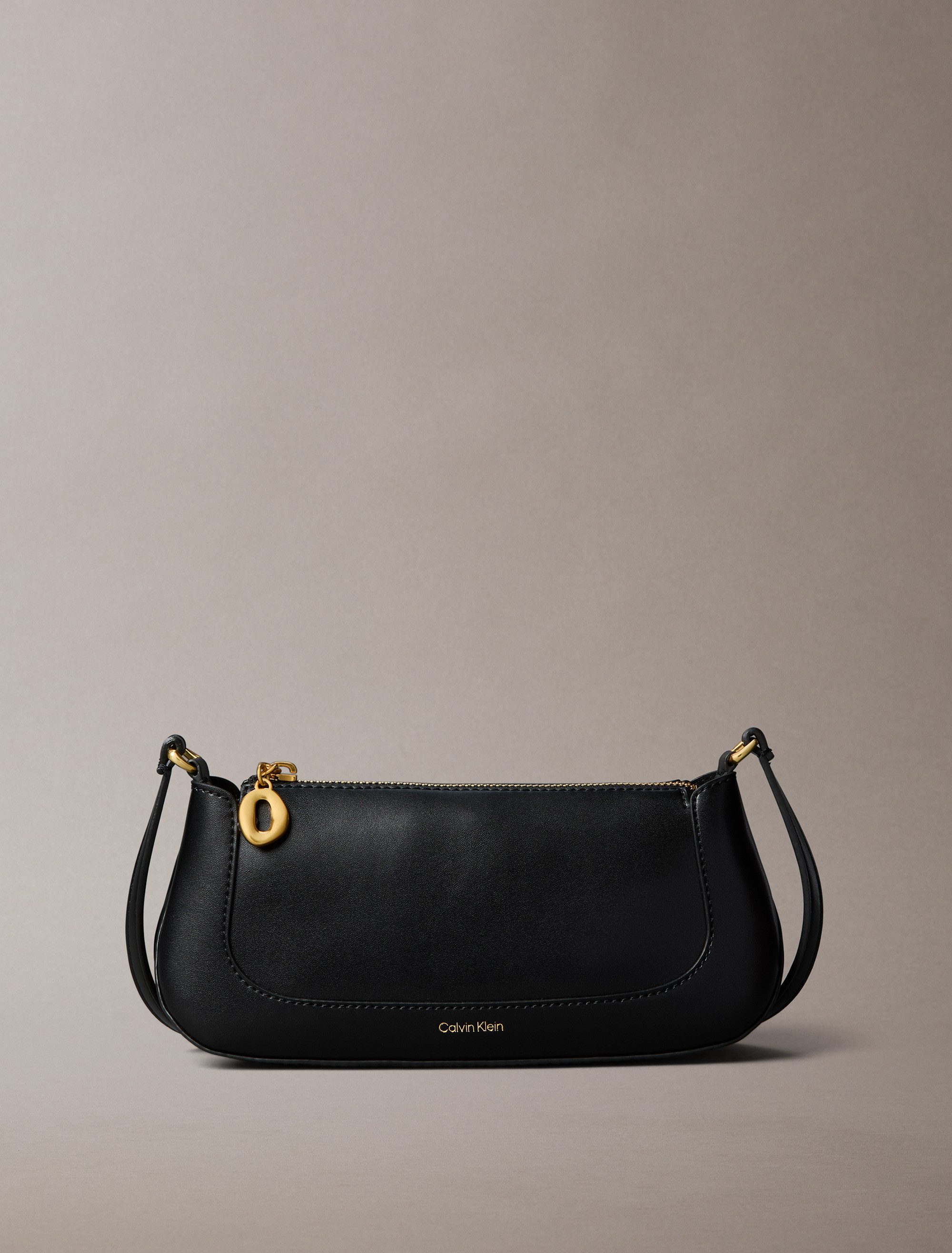 Calvin Klein Umhängetasche HARDWARE ZIP CROSSBODY, Damen Schultertasche, Handtasche, Tragetasche mit CK-Schriftzug