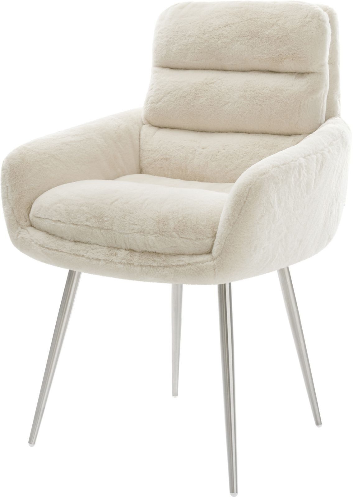 DELIFE Polsterstuhl Abelia-Flex, mit Armlehnen 4-Fuß günstig online kaufen