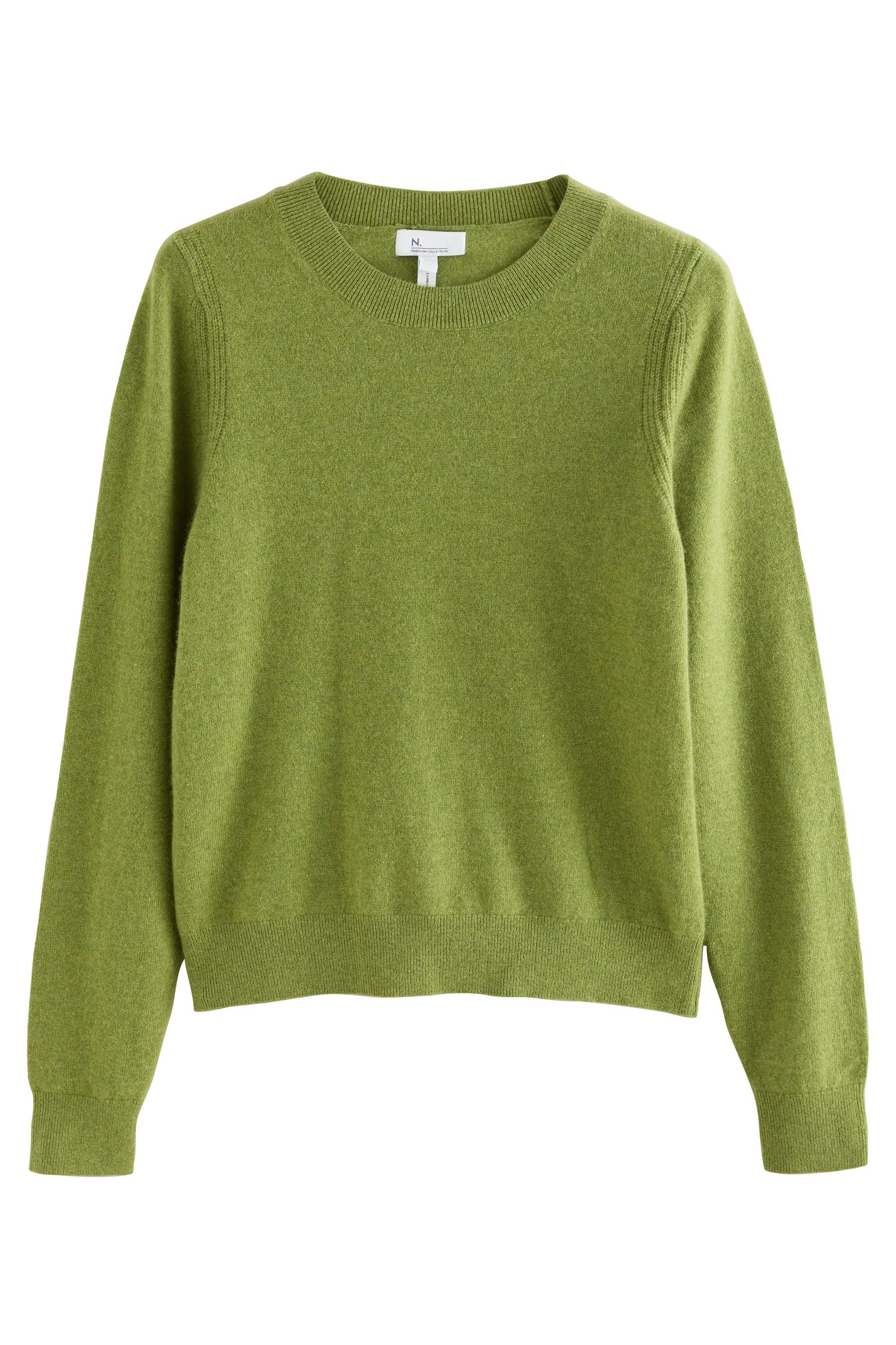 Next Rundhalspullover N.Premium Rundhalspullover aus 100 % Kaschmir (1-tlg) günstig online kaufen