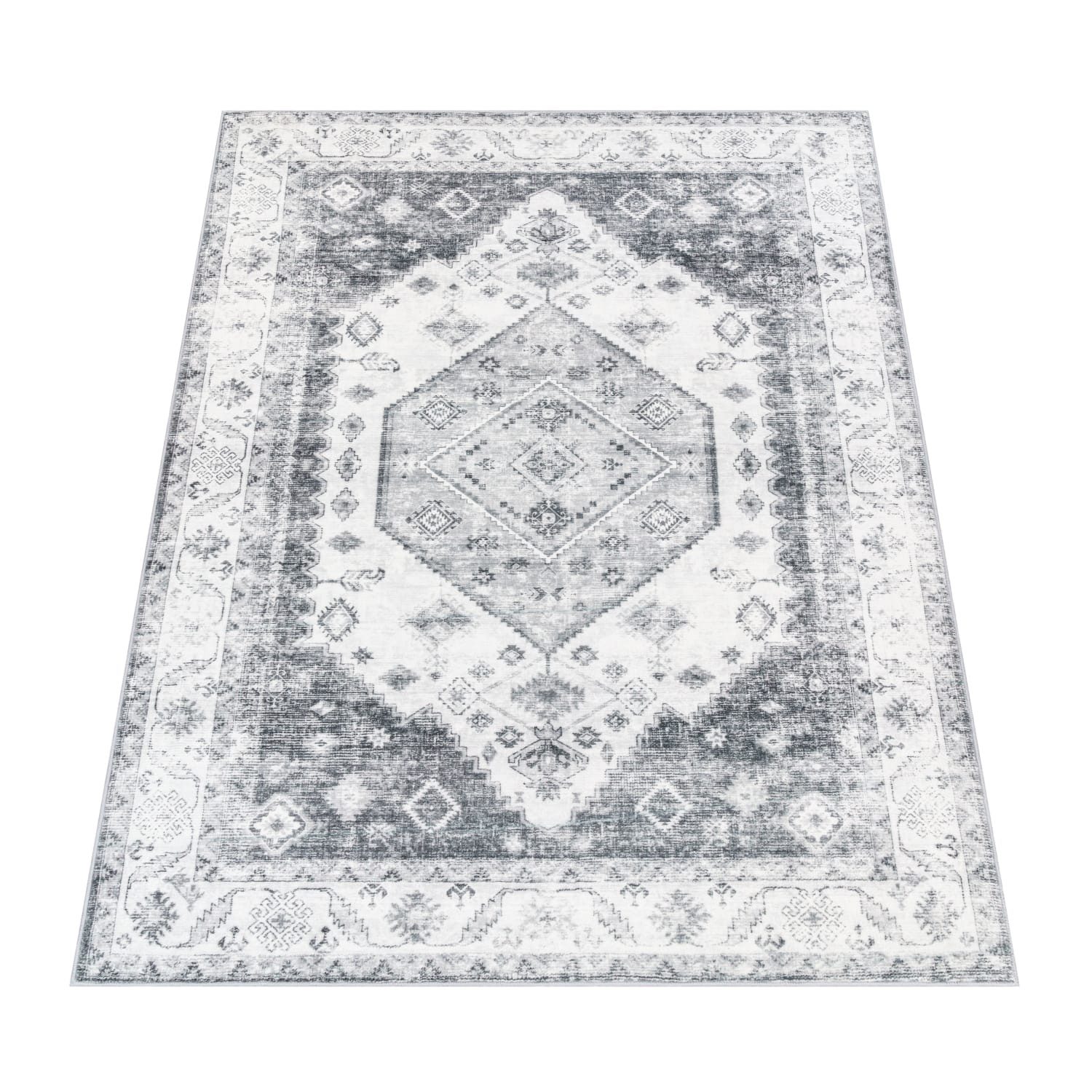 KADIMA DESIGN Teppich waschmaschinenwaschbar Vintage Küche, Flur Waschbarer günstig online kaufen