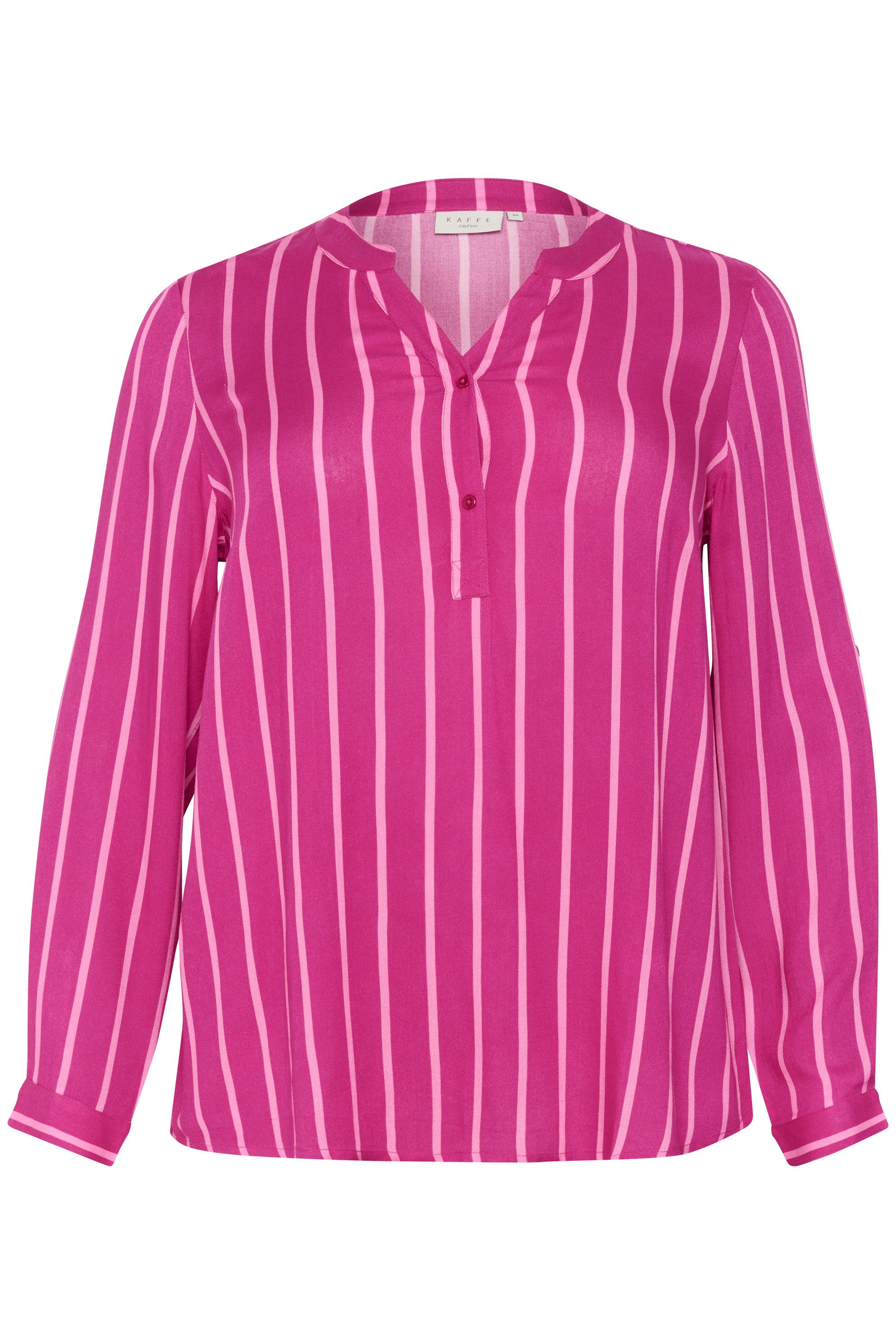 KAFFE Curve Langarmbluse Langarm-Bluse KCsida Große günstig online kaufen