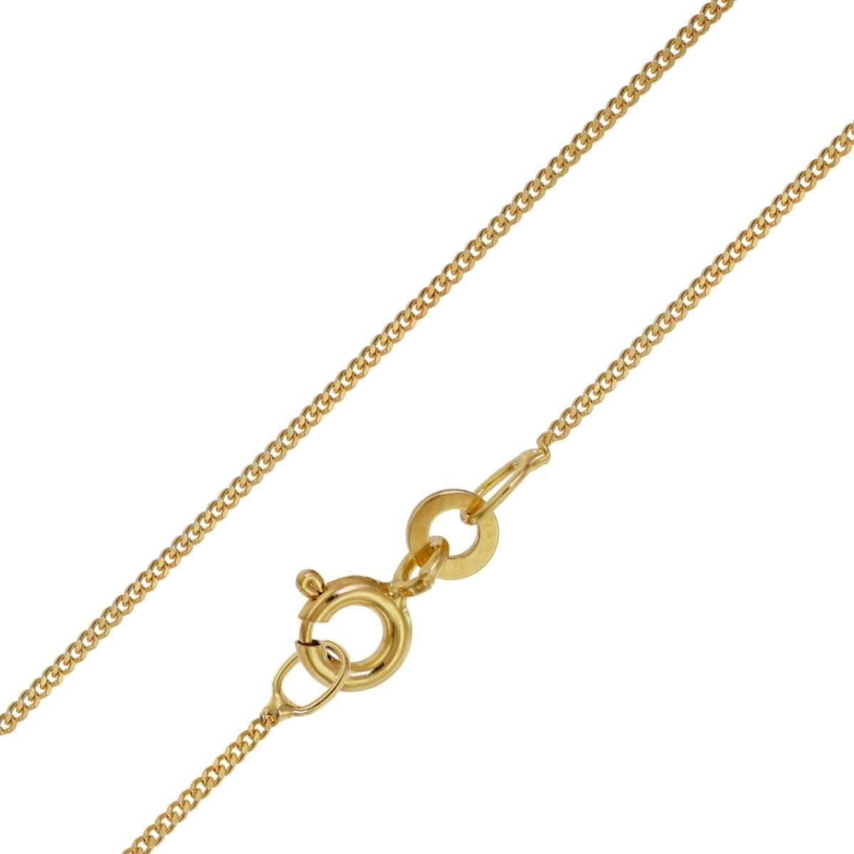 trendor Panzerkette 41800, Feine 14 Karat Gold 585 Breite 1,1 mm