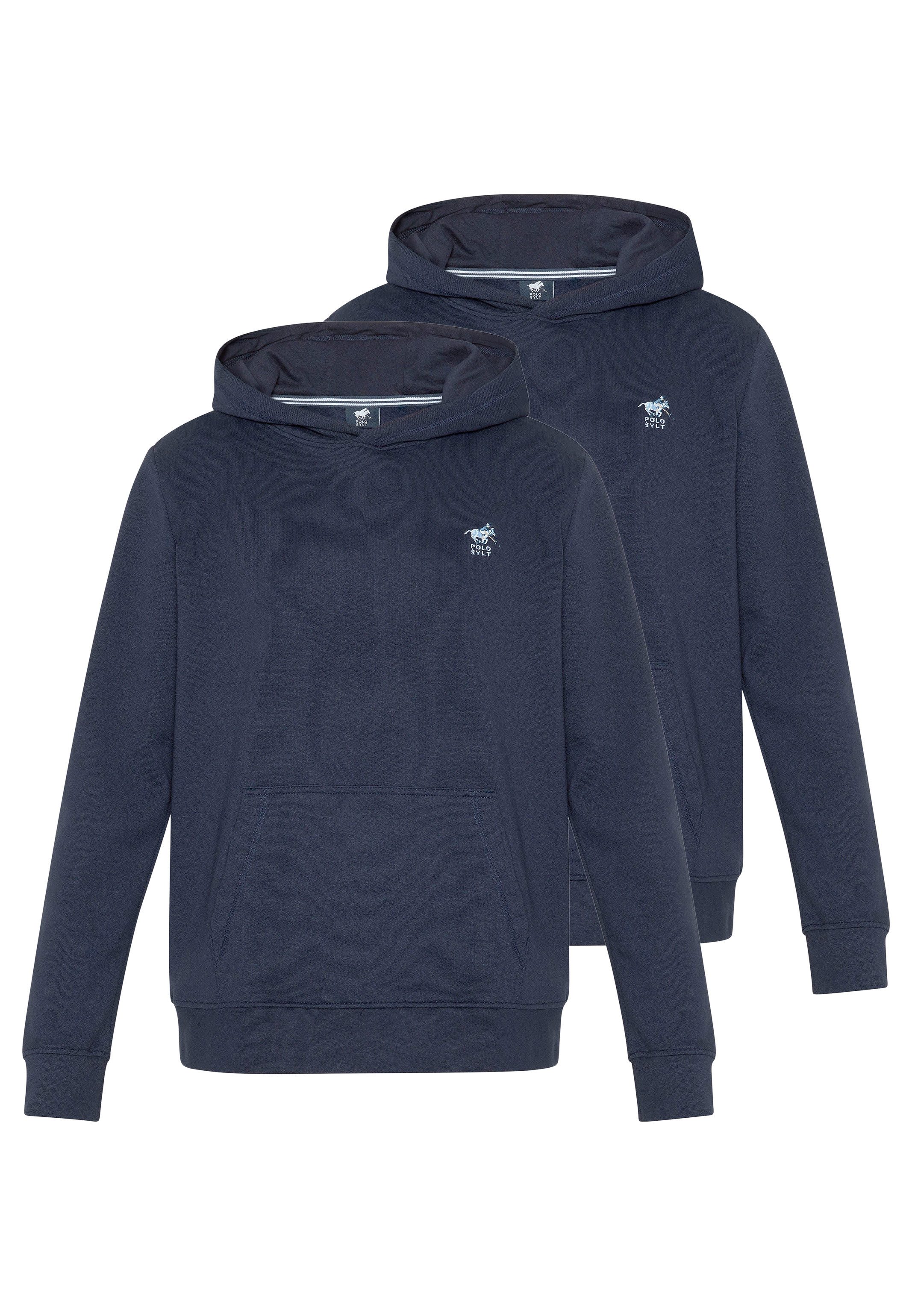 Polo Sylt Hoodie 2er Pack Basic (Spar-Set, 2-tlg) Sweatshirt / Hoodie - Baumwolle - Atmungsaktiv