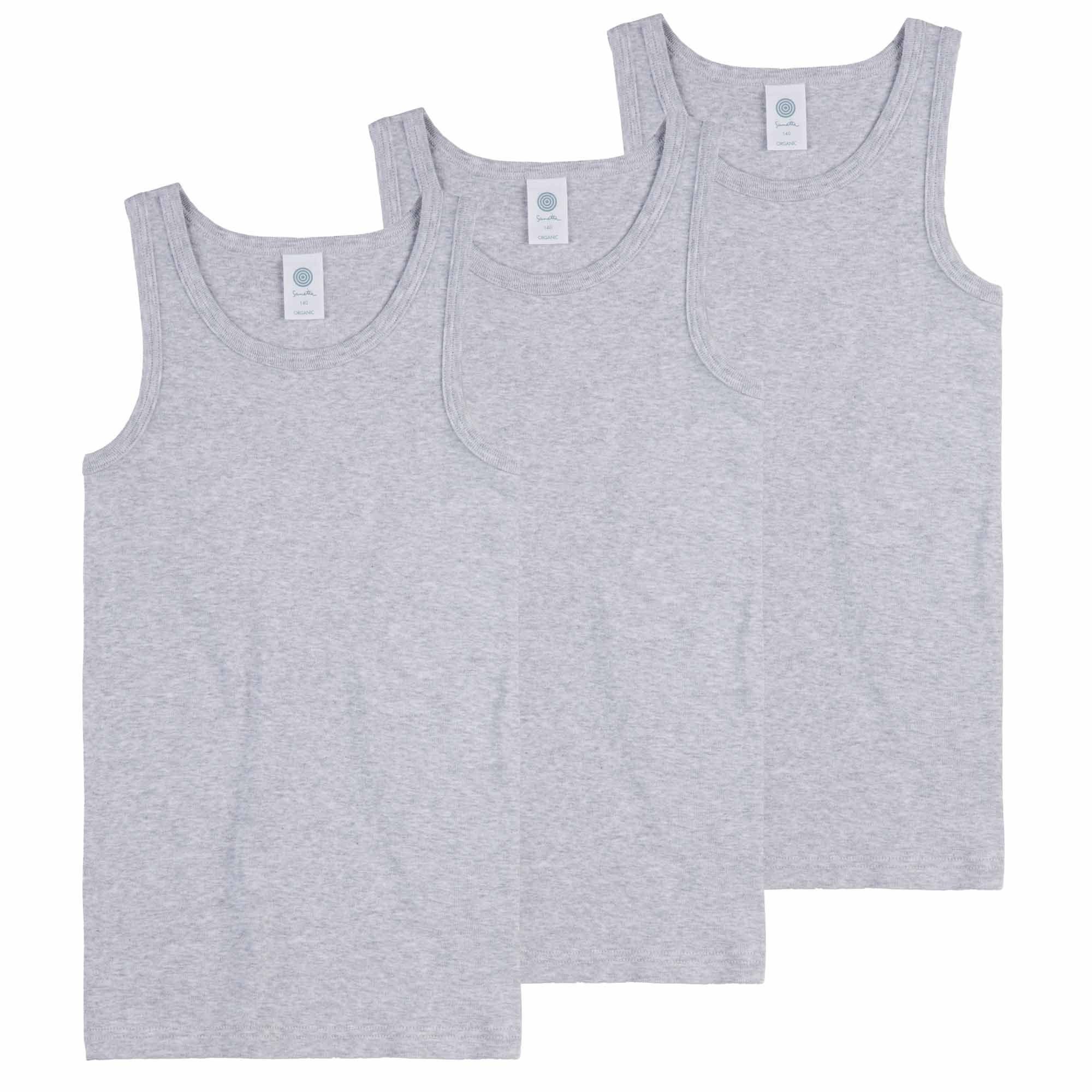 Unterhemd Jungen Unterhemd 3er Pack Baumwolle