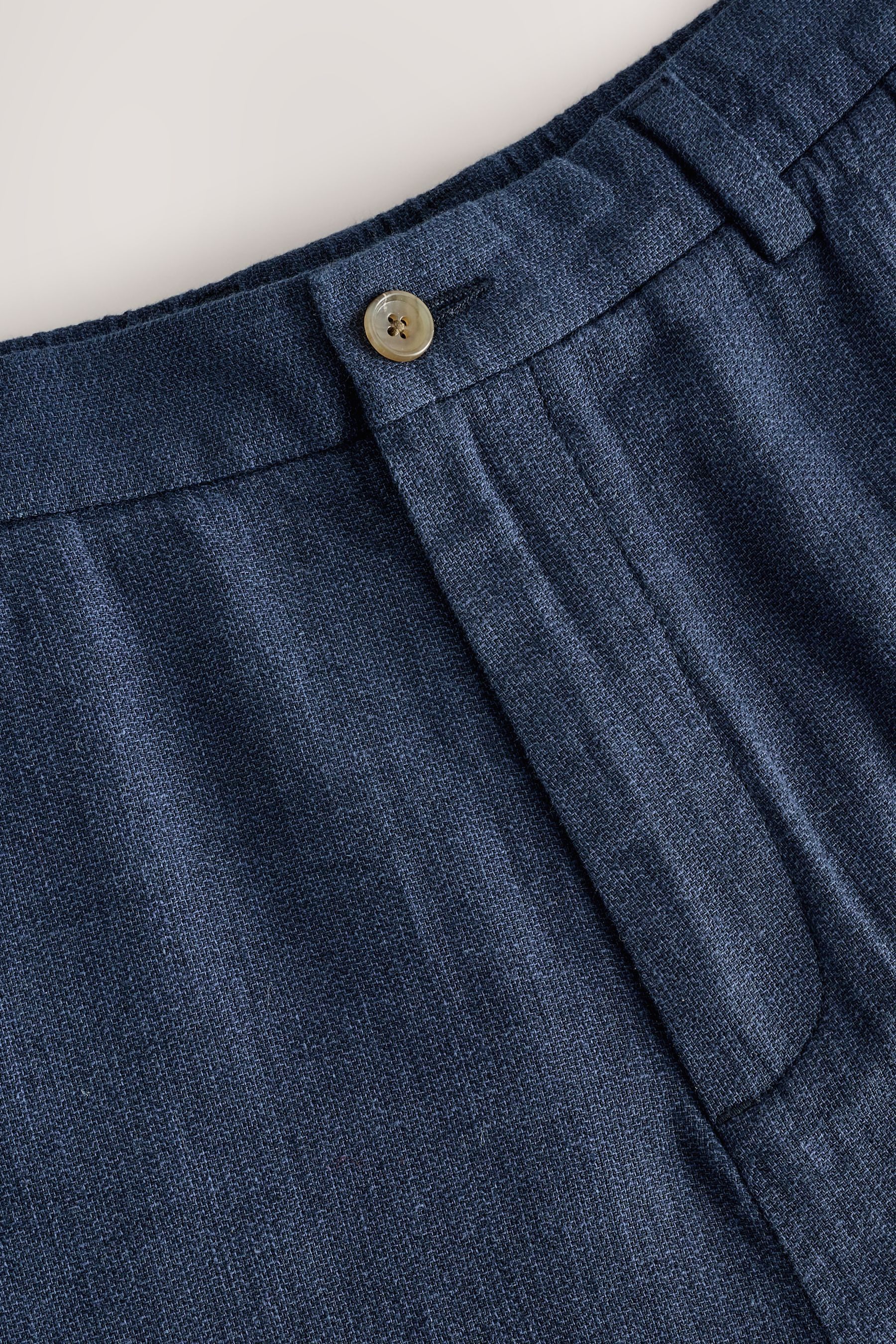 Next Dehnbund-Hose Strukturierte Hose aus Leinengemisch günstig online kaufen
