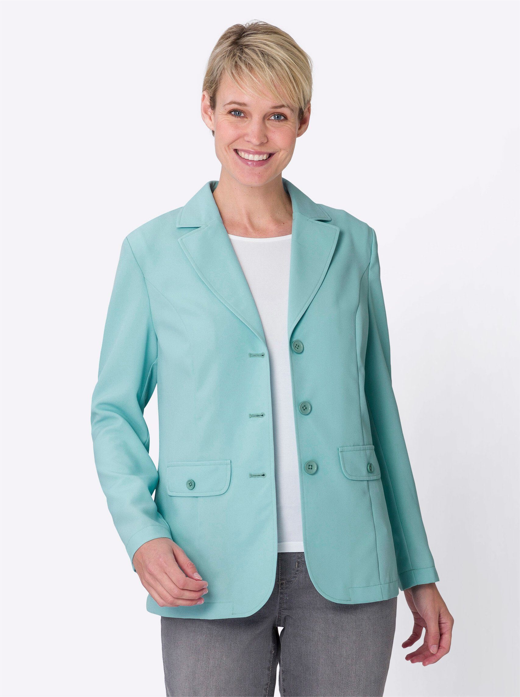 an! Blusenblazer Sieh mint