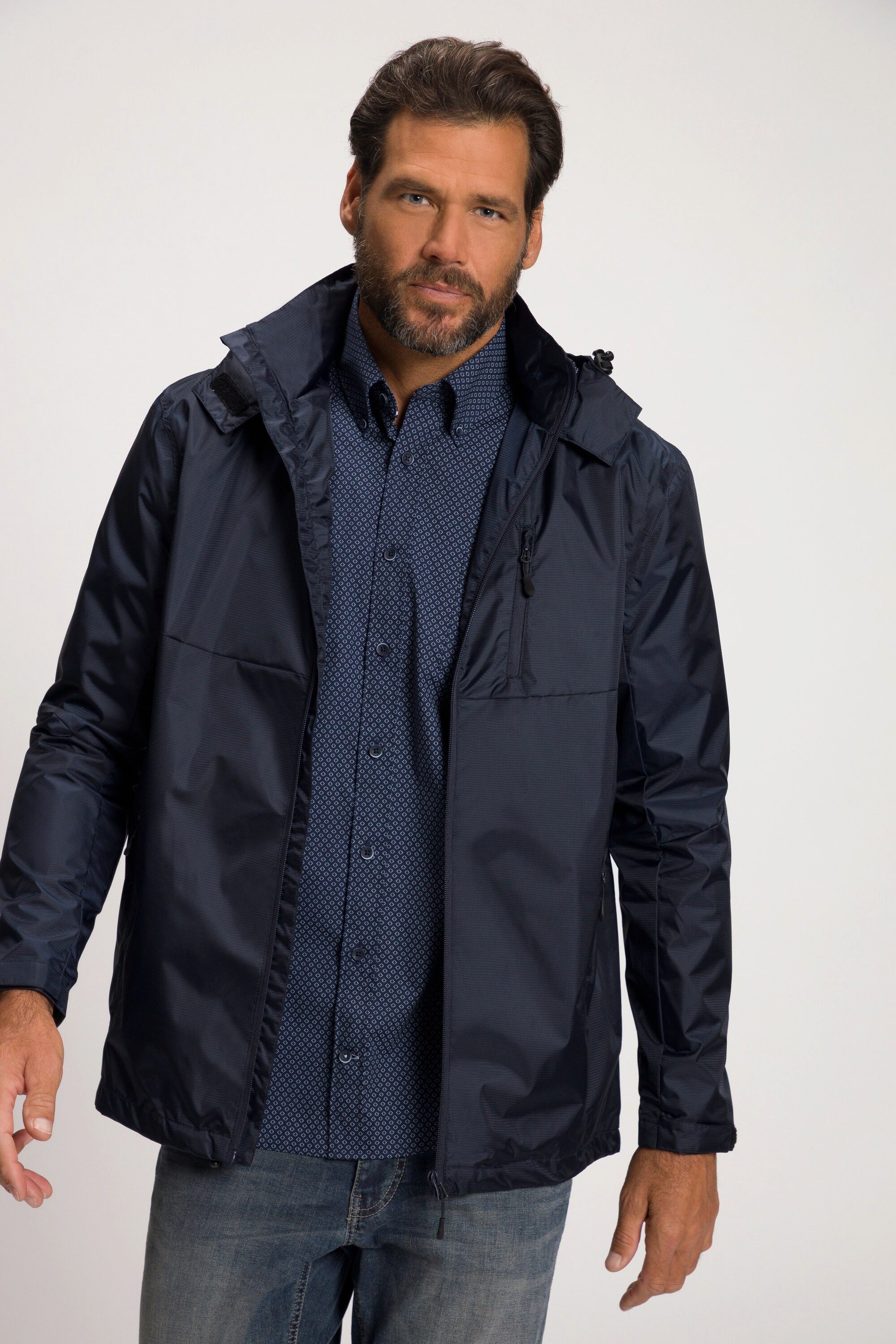 JP1880 Fieldjacket Regenjacke wasserabweisend Kapuze Zipper günstig online kaufen
