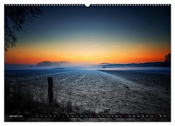 CALVENDO Wandkalender Friesland - verzauberte Landschaft an der Nordsee / CH-Version (Premium, hochwertiger DIN A2 Wandkalender 2023, Kunstdruck in Hochglanz)