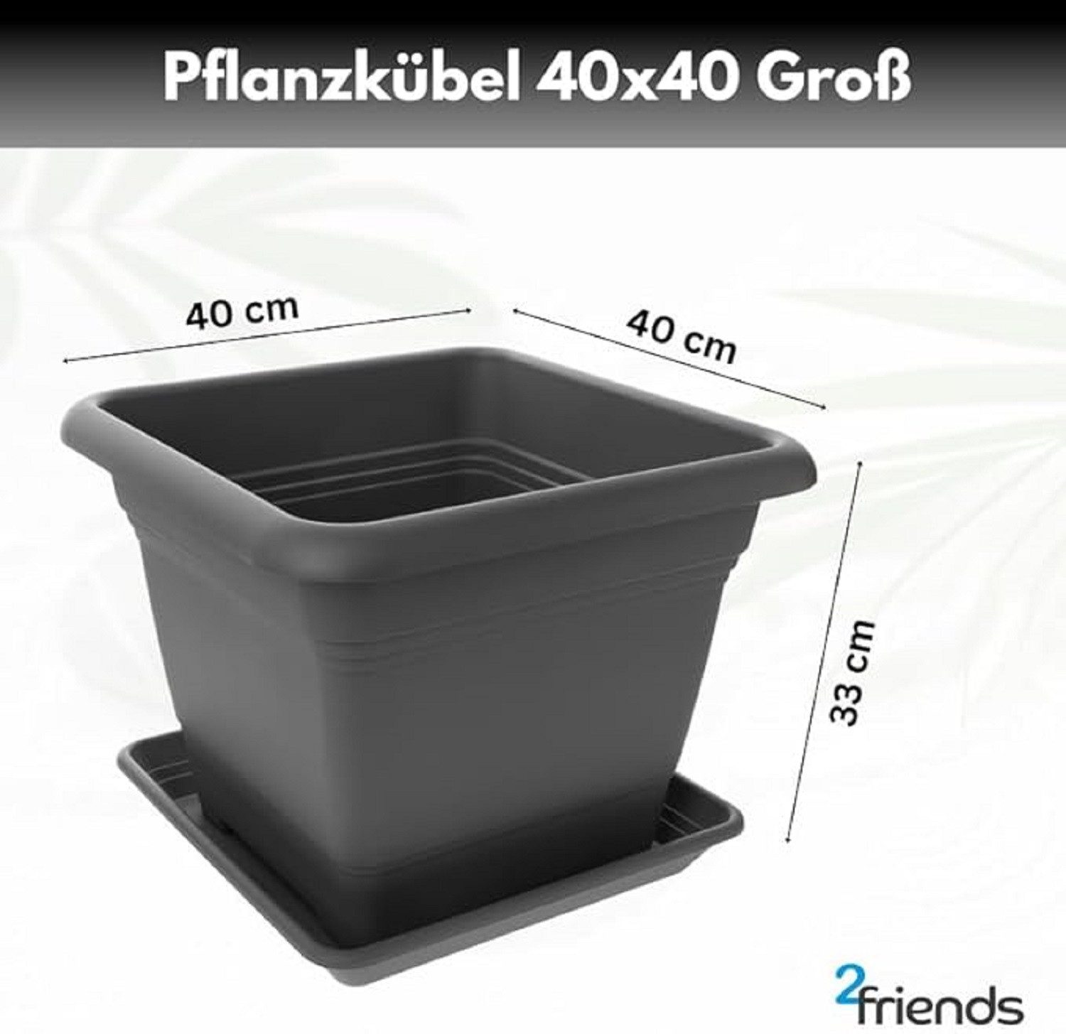 SUSTANIA Blumentopf Pflanzkübel Groß Außen mit günstig online kaufen