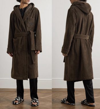 Tom Ford Unisex-Bademantel TOM FORD Hooded Bathrobe Cotton-Terry Hooded Robe Coat Bademantel Mant