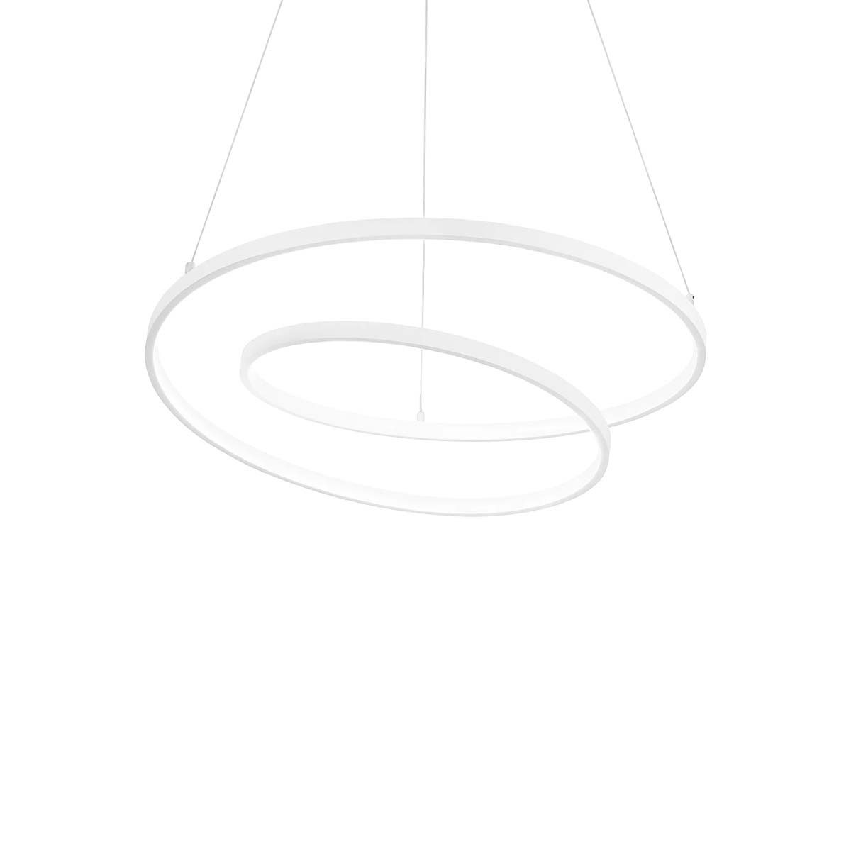 Ideal Lux Pendelleuchte Ideal Lux Oz SP dali 3000K Pendelleuchte, Weiß, Ø: 60 cm, LED fest integriert, Extra-Warmweiß, Hängeleuchte