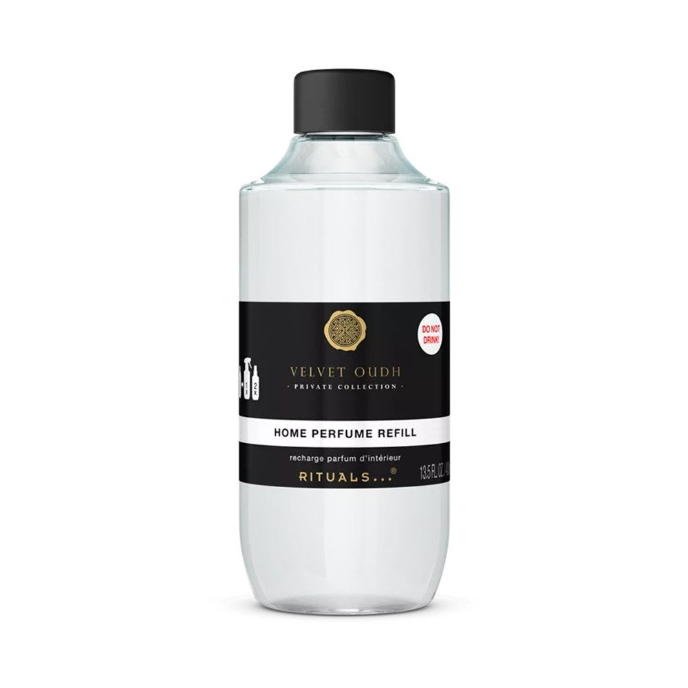 Rituals Duftstäbchen Rituals Velvet Oudh Refill Home Perfume 400 ml (Nachfüllpackung für Raumduft mit Velvet Oudh)