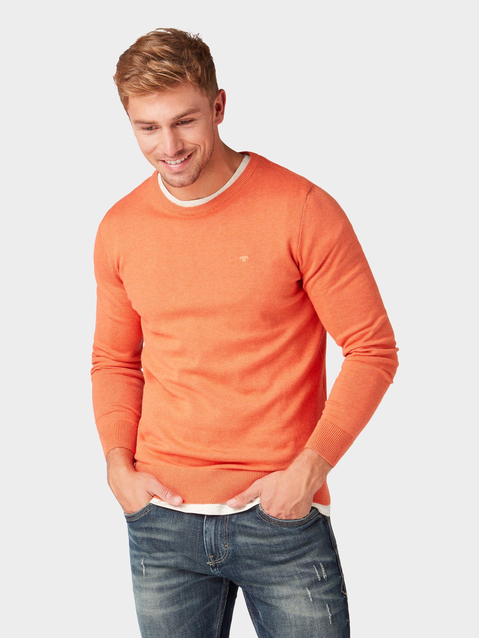 Tom Pullover« Strickpullover »melierter Tom Tailor Tailor »melierter Strickpullover Strickpullover Pullover« Tailor Tom KJcTlF1
