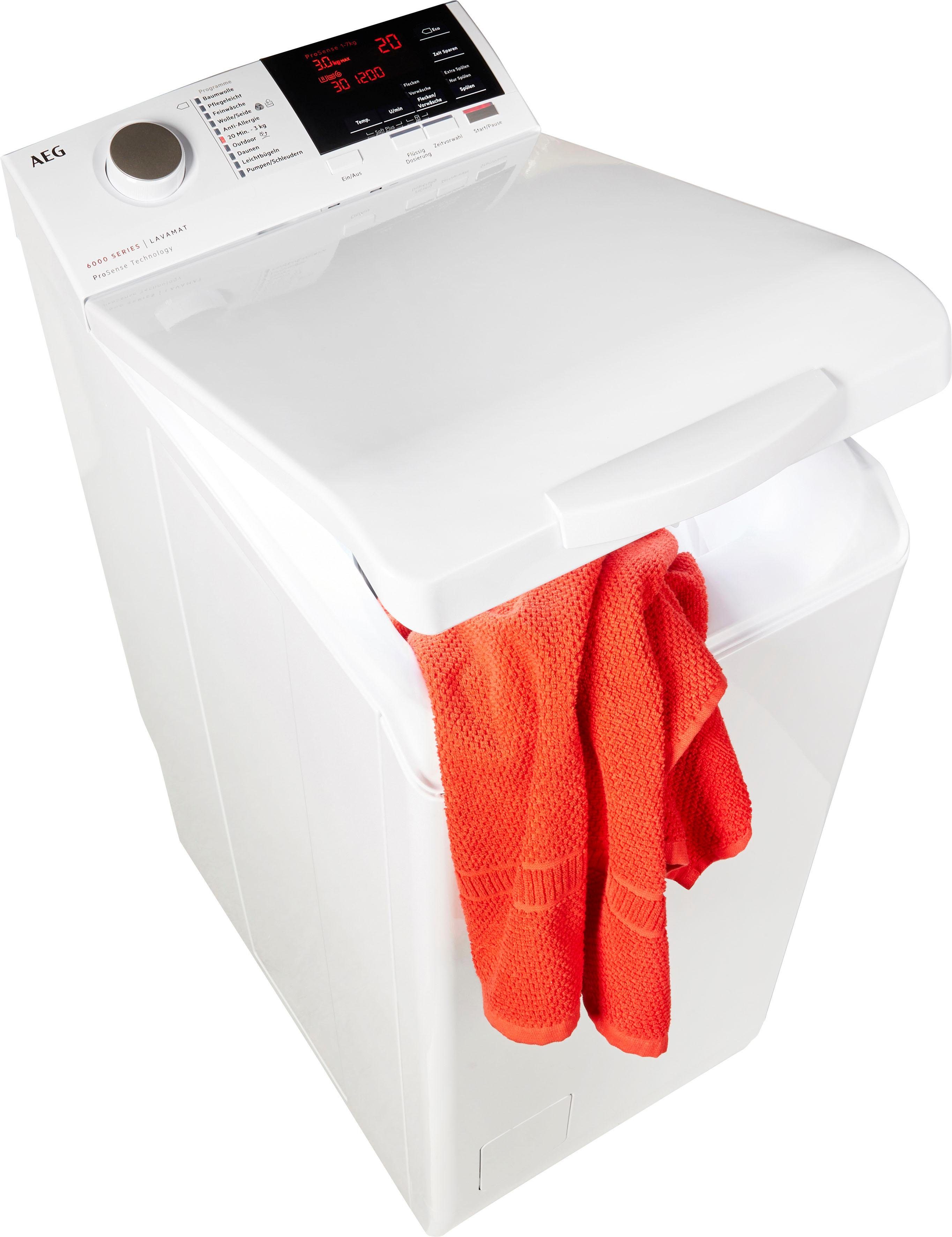 AEG Waschmaschine Toplader L6TB61370, 7 kg, 1300 U/Min