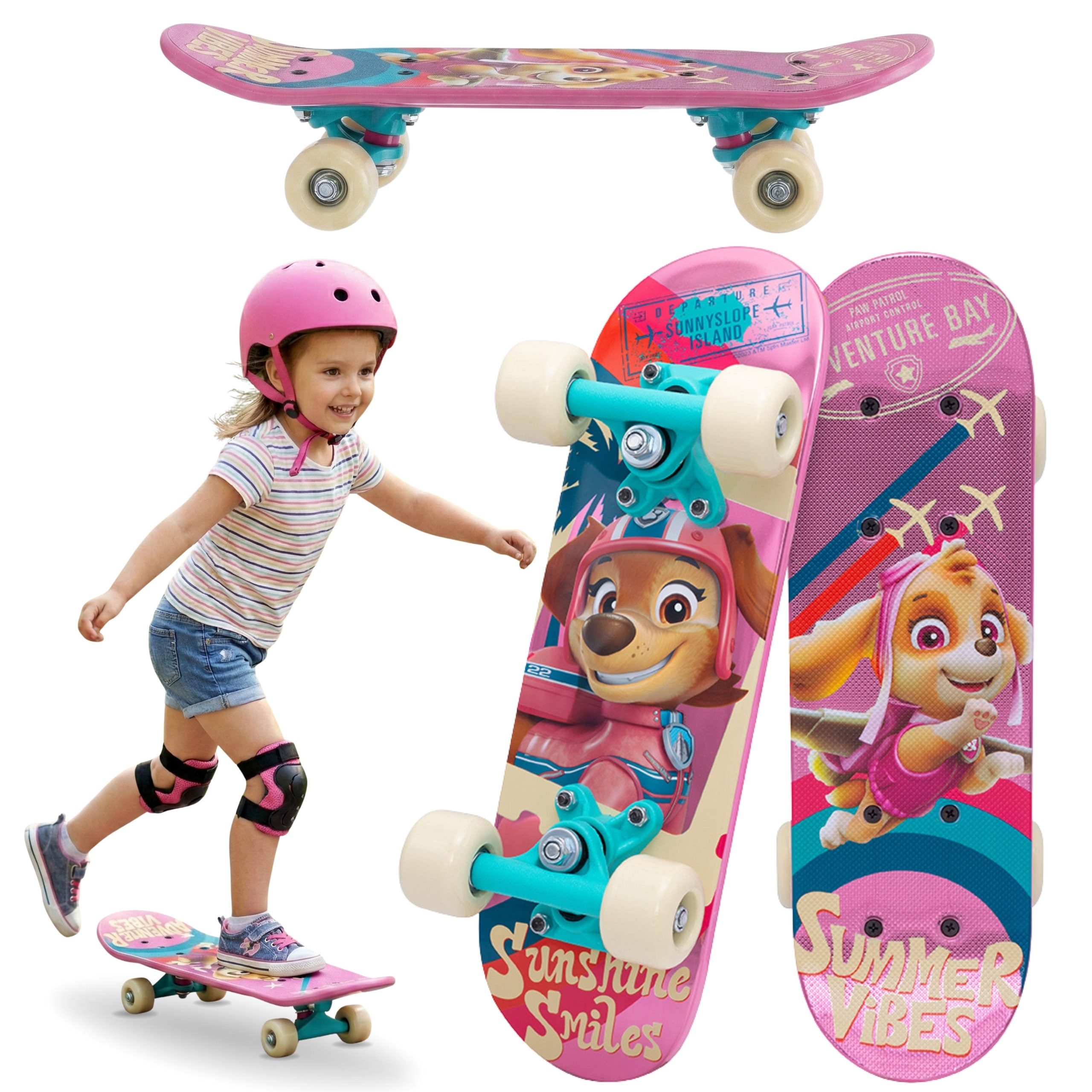 Sarcia.eu Skateboard Paw Patrol Kinder-Skateboard 42 cm, rutschfest, leicht, bis 20 kg
