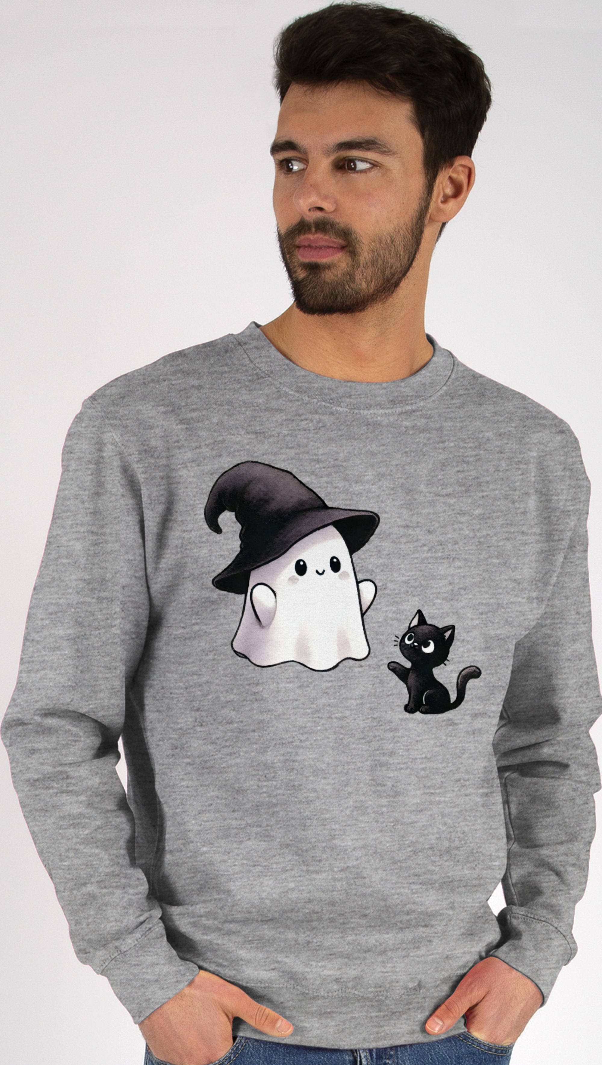 Shirtracer Sweatshirt Süßes Geister Motiv mit günstig online kaufen