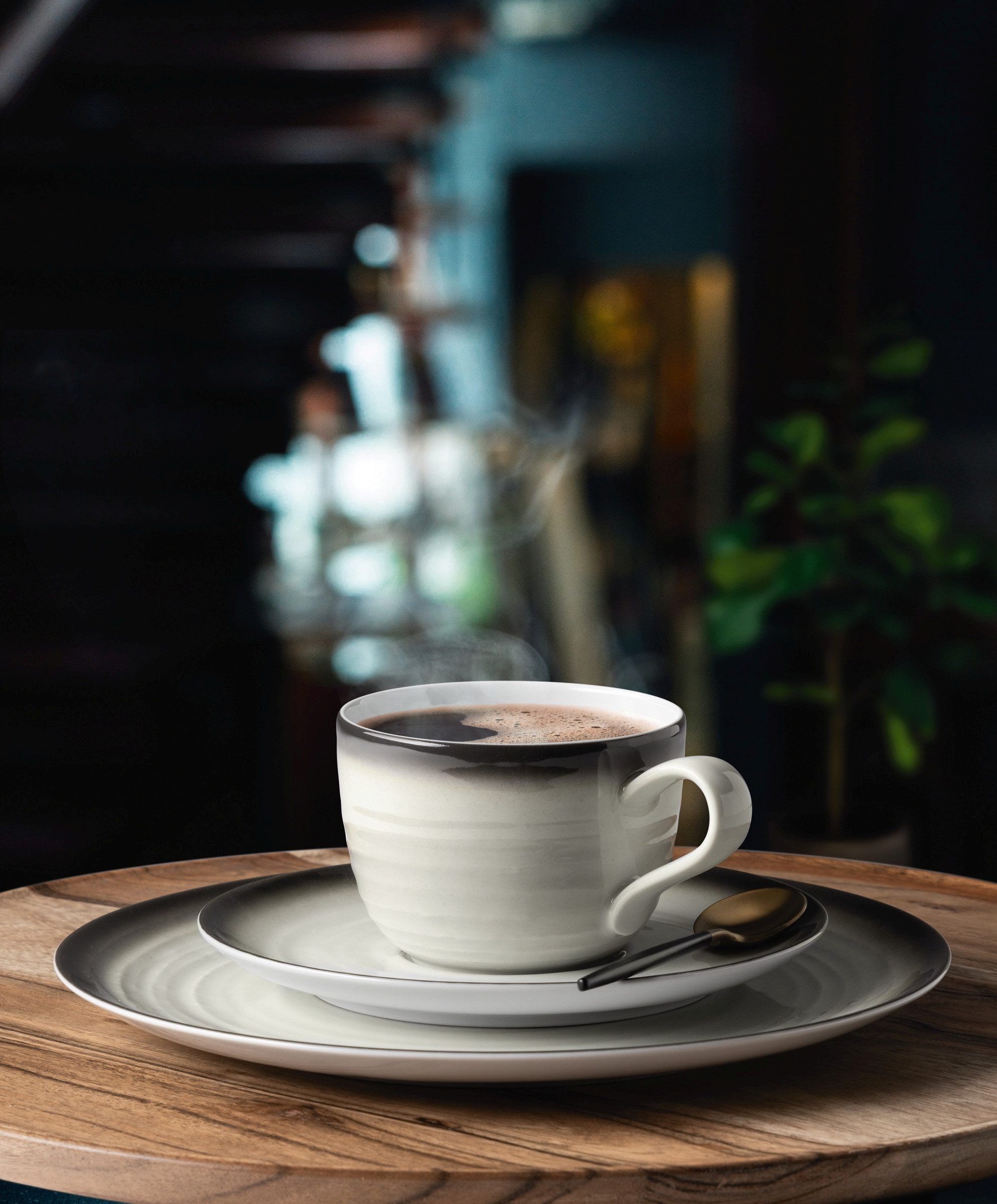 Seltmann Weiden Kaffeeservice Geschirr-Set, 18 Teile, Terra Corso (18-tlg), 6 Personen, Porzellan, Tassen, Teller, Untertassen, Made in Germany, 18 Teile, für 6 Personen