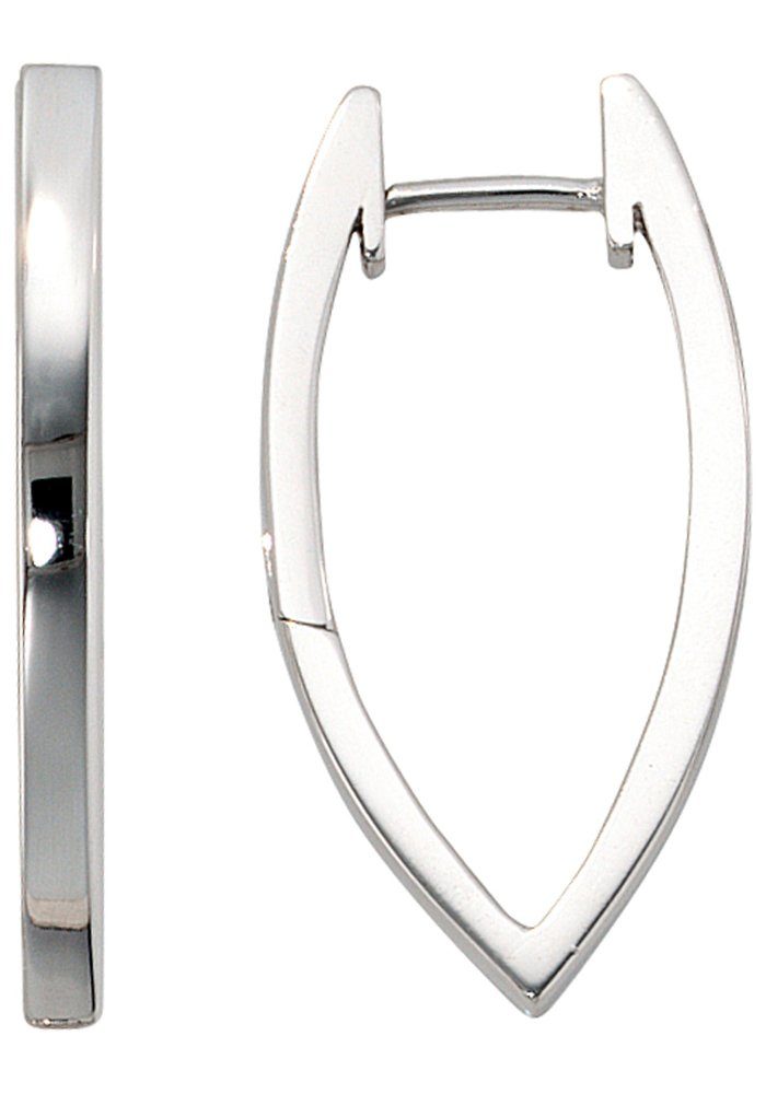 JOBO Paar Creolen, oval 925 Silber günstig online kaufen