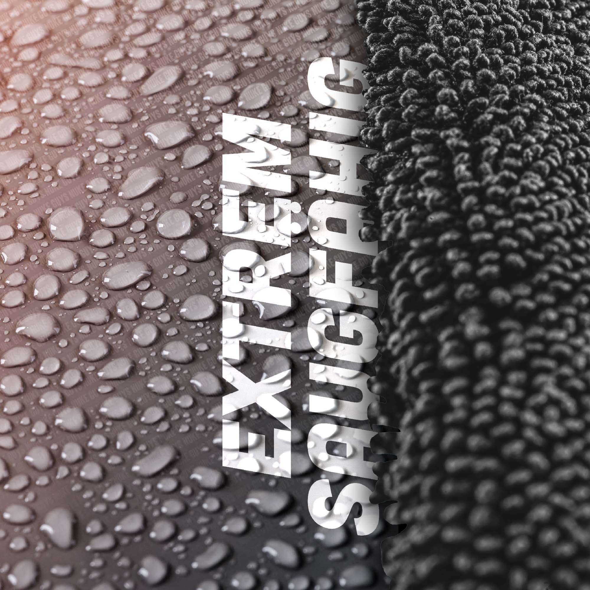 Nuke Guys Microfaser Auto Trockentuch - Gamma Dryer S bis XXL Mikrofasertuch (Microfaser, 40x40 cm, 1-tlg., Gamma Dryer S - Grau - 40x40cm 1400GSM)