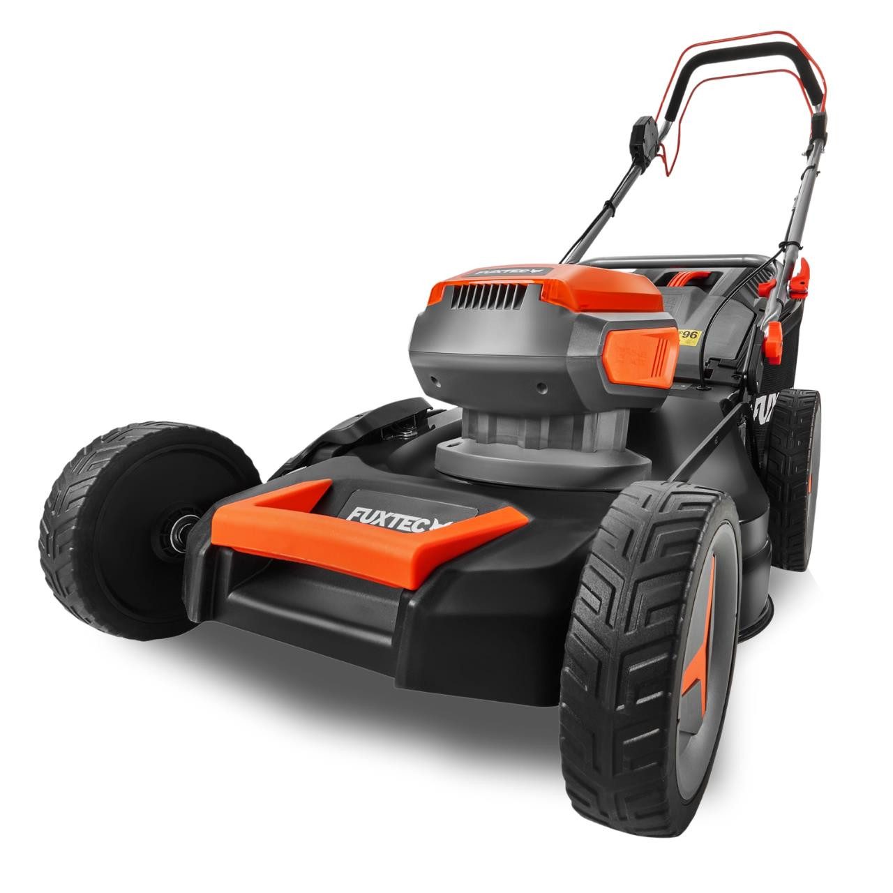 FUXTEC Akkurasenmäher FX-E2RM46, 46 cm Schnittbreite, 40V, ohne Akku und Ladegerät, 46 cm, Hinterradantrieb