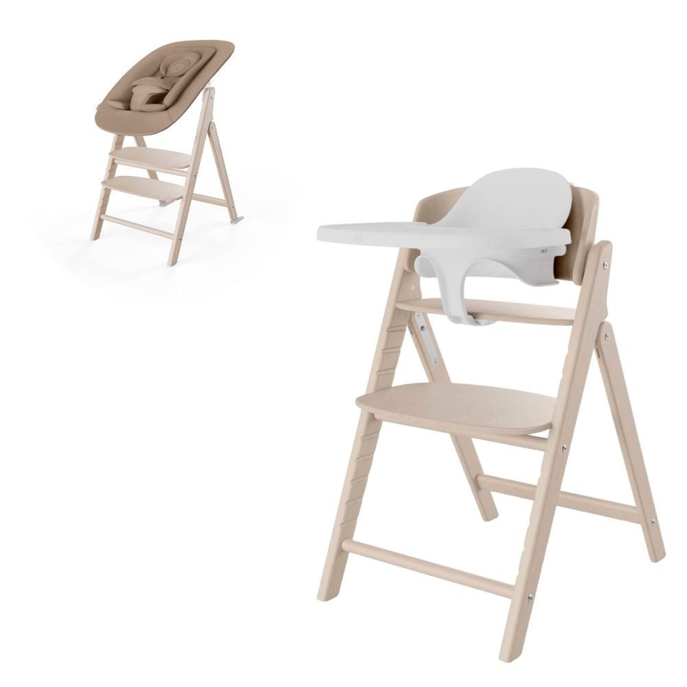 Cybex Hochstuhl Cybex Click & Fold 4-in-1 Hochstuhl (inkl. Bouncer, Babyset u. Tablet)