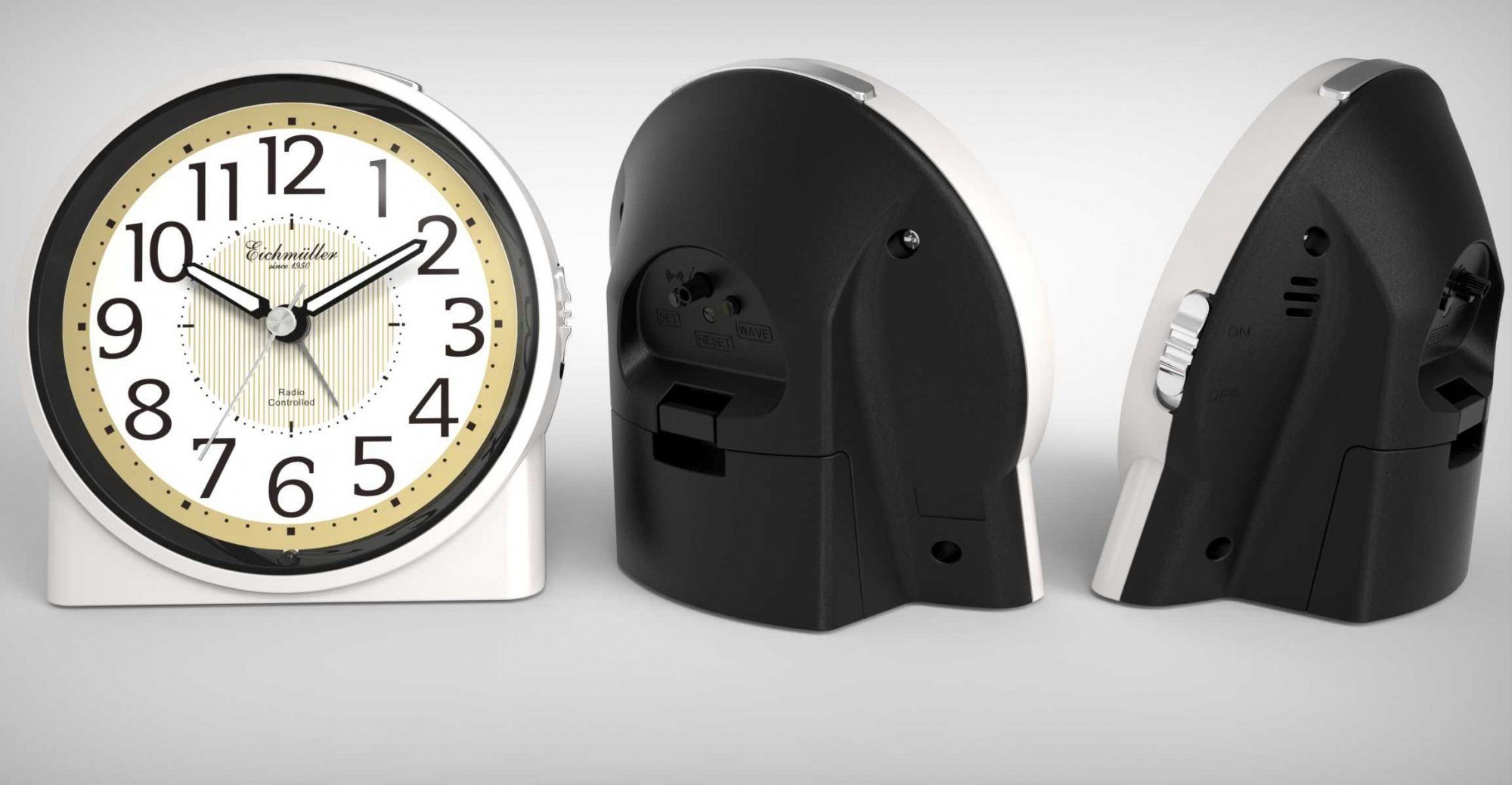 Eichmüller Funkwecker Weiss 9863-02, Sehr gut günstig online kaufen