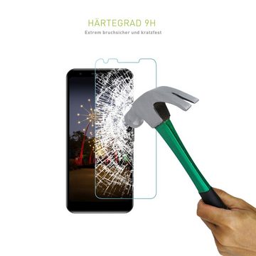 KMP Creative Lifesytle Product Smart²Glass für Google Pixel 3A Doublepack für Google Pixel 3A, Displayschutzglas, Doublepack, 1 Stück, klare Sicht