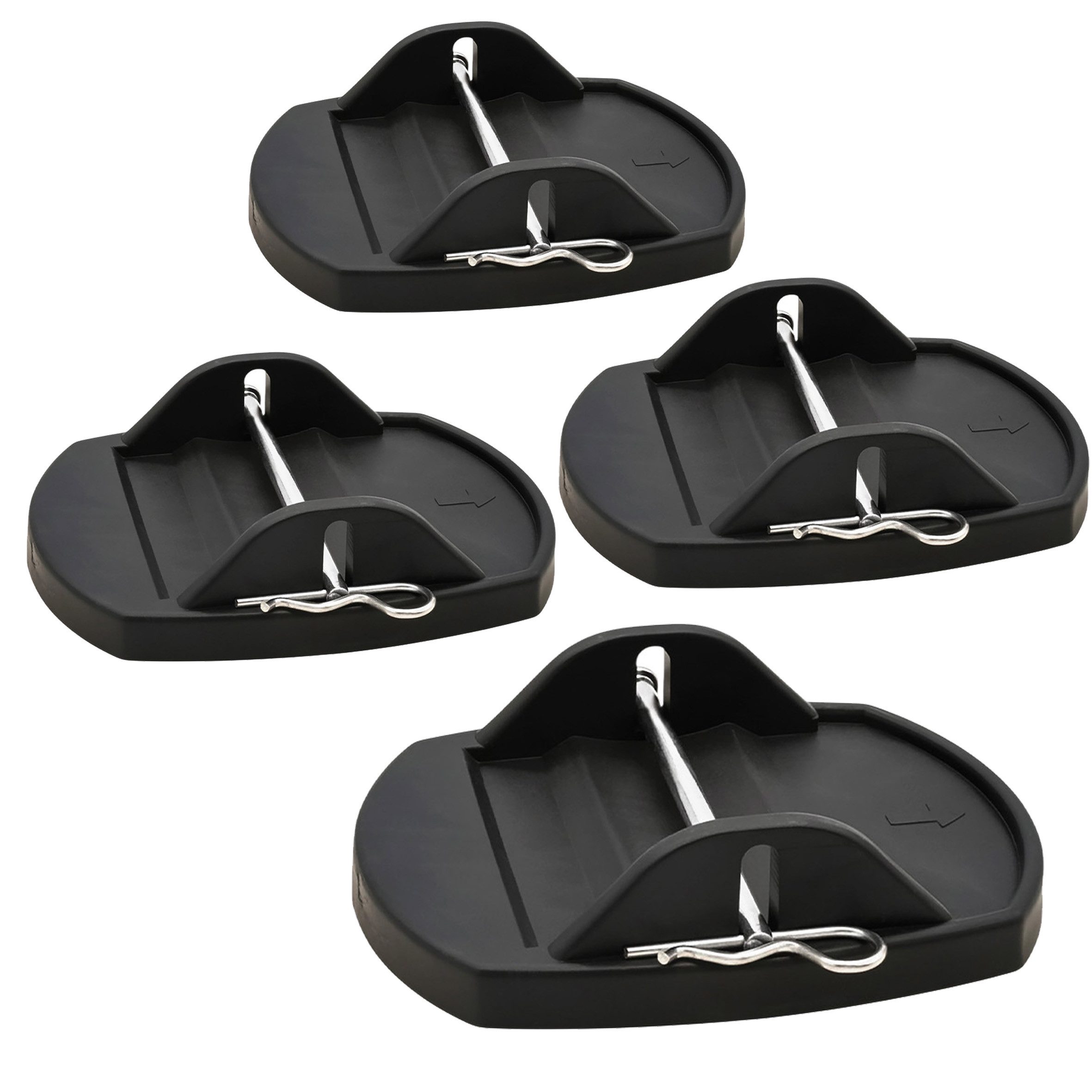 Spetebo Anhänger Unterlegplatten oder Stützfüße, Anzahl, 1-tlg., Stück, Universal passend für alle Wohnwagen