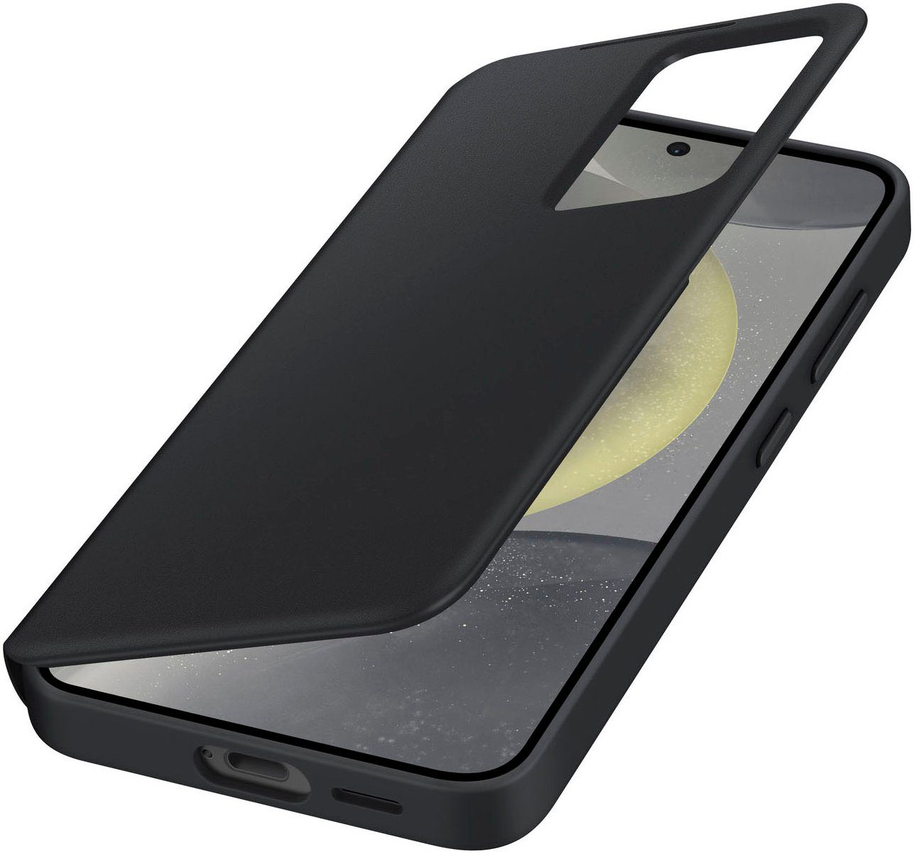 Samsung Handyhülle Smart View Wallet Case für Samsung Galaxy S24, Schutz, griffig und stylisch