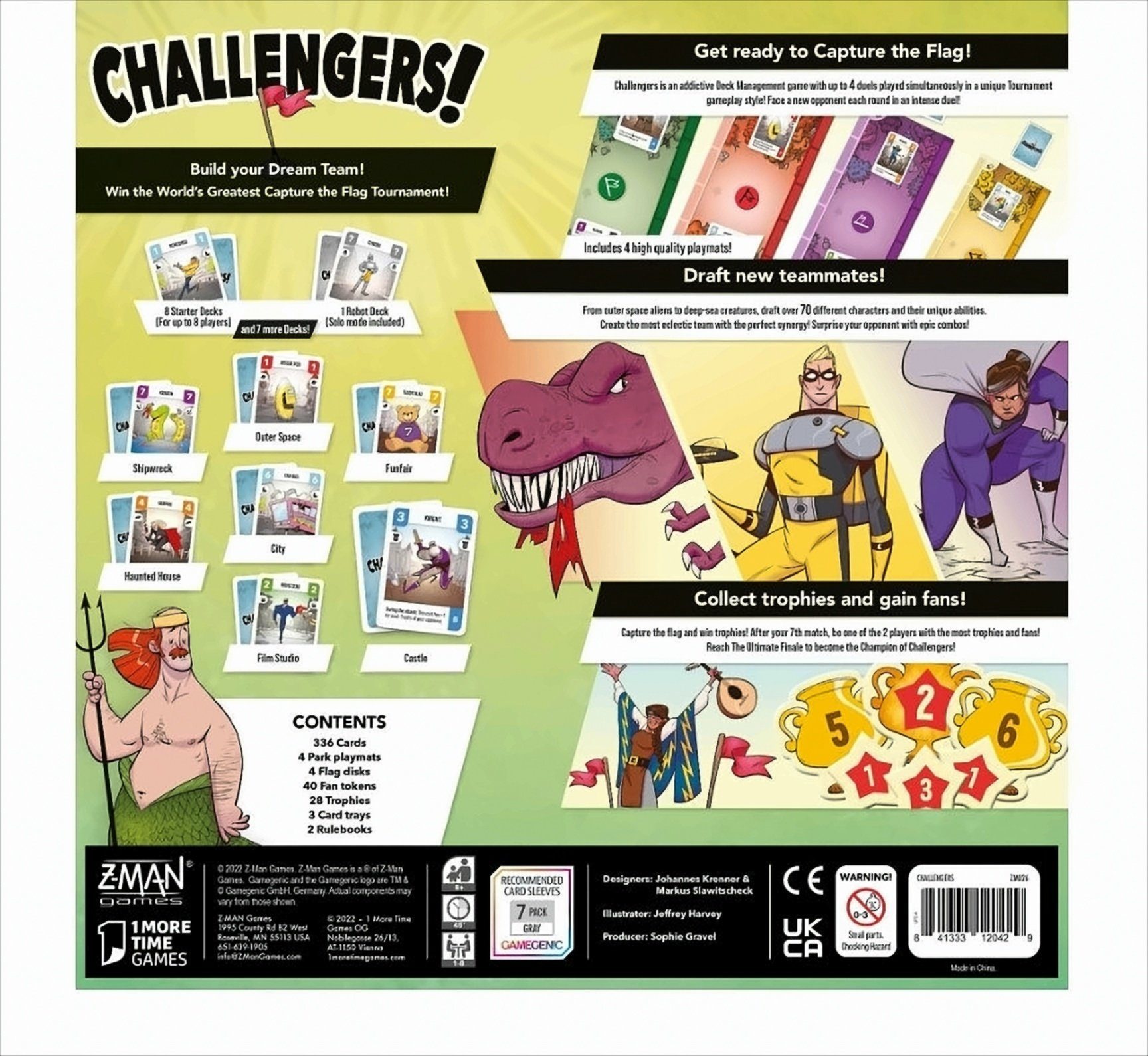 Asmodee Spiel Z-Man Games - Challengers!