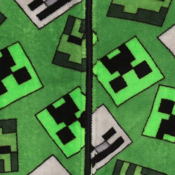 Sarcia.eu Schlafanzug Minecraft Einteiliger Schlafanzug / Jungenoverall, grün, 5-6 Jahre