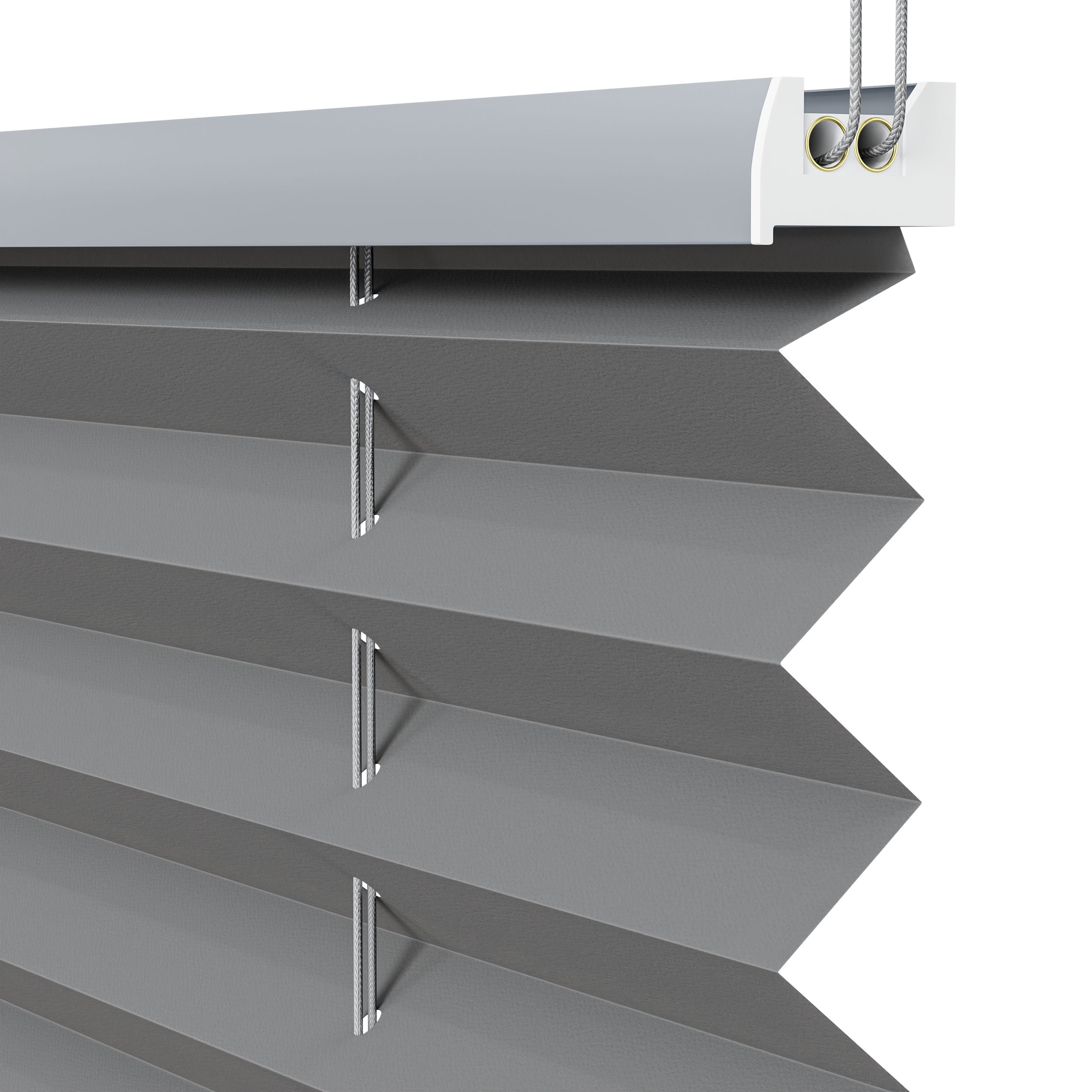 Sekey Plissee Sonnenschutzrollo ohne Bohren Verspannt Blickdicht Lichtschutz, blickdicht, Klemmfix, Verspannt Jalousie Rollos für Fenster / Tür