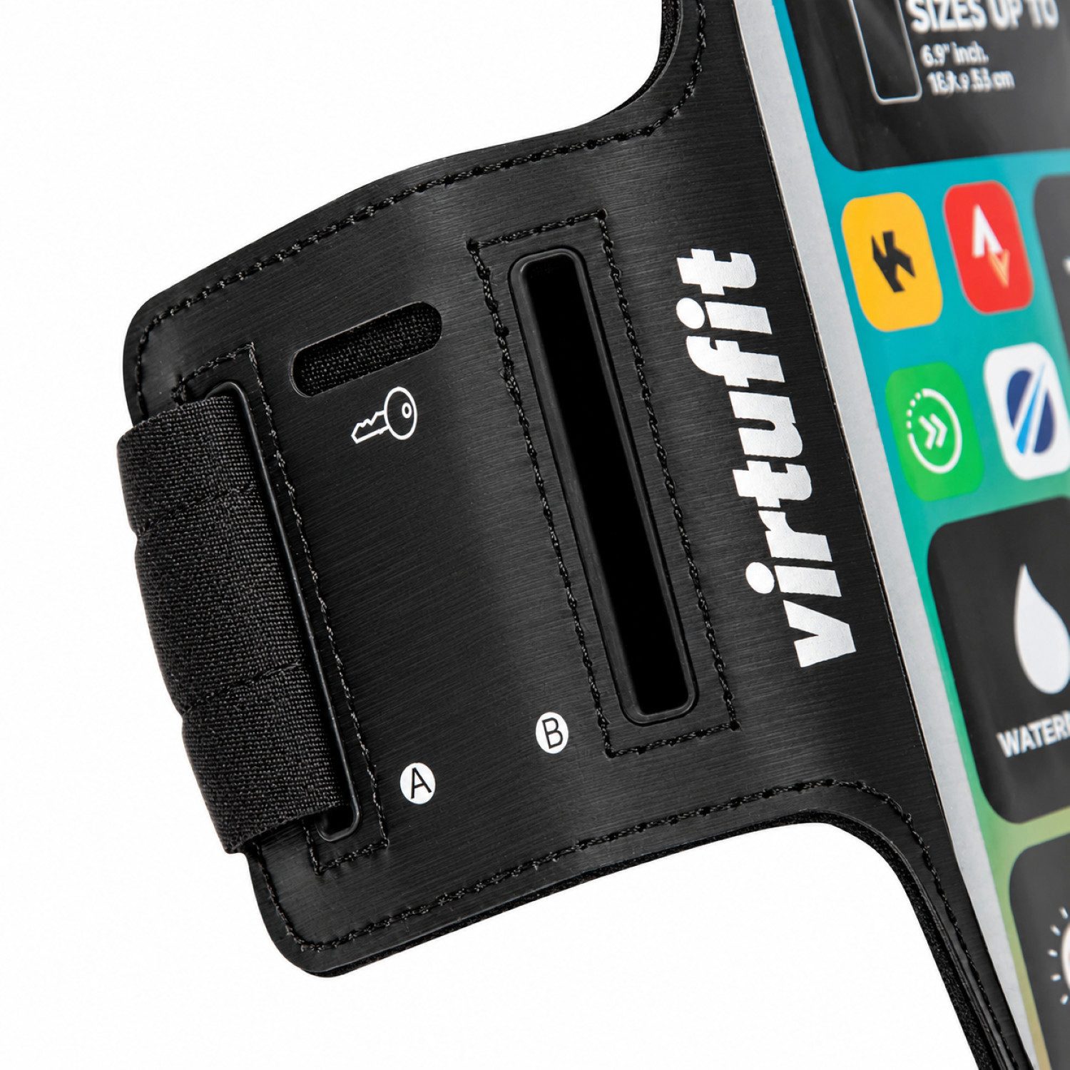 VirtuFit Handytasche Laufarmband - Wasserdicht - Bis 6,7 Zoll – Bild 4 von 5