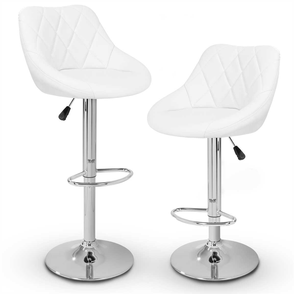 TRESKO Barhocker, 2er Set Barhocker mit Lehne - Barstuhl höhenverstellbar - günstig online kaufen