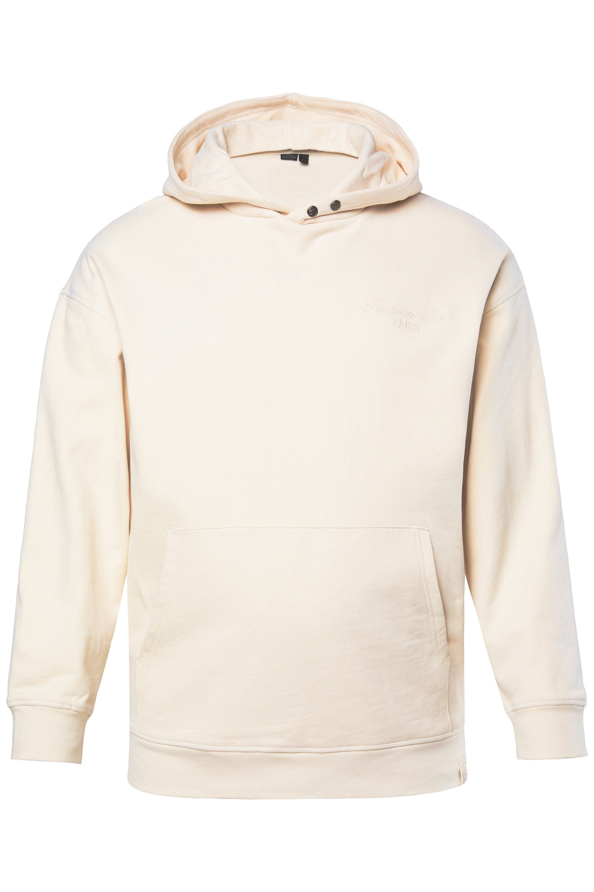 Sweatshirt Hoodie oversized Kapuze Badges