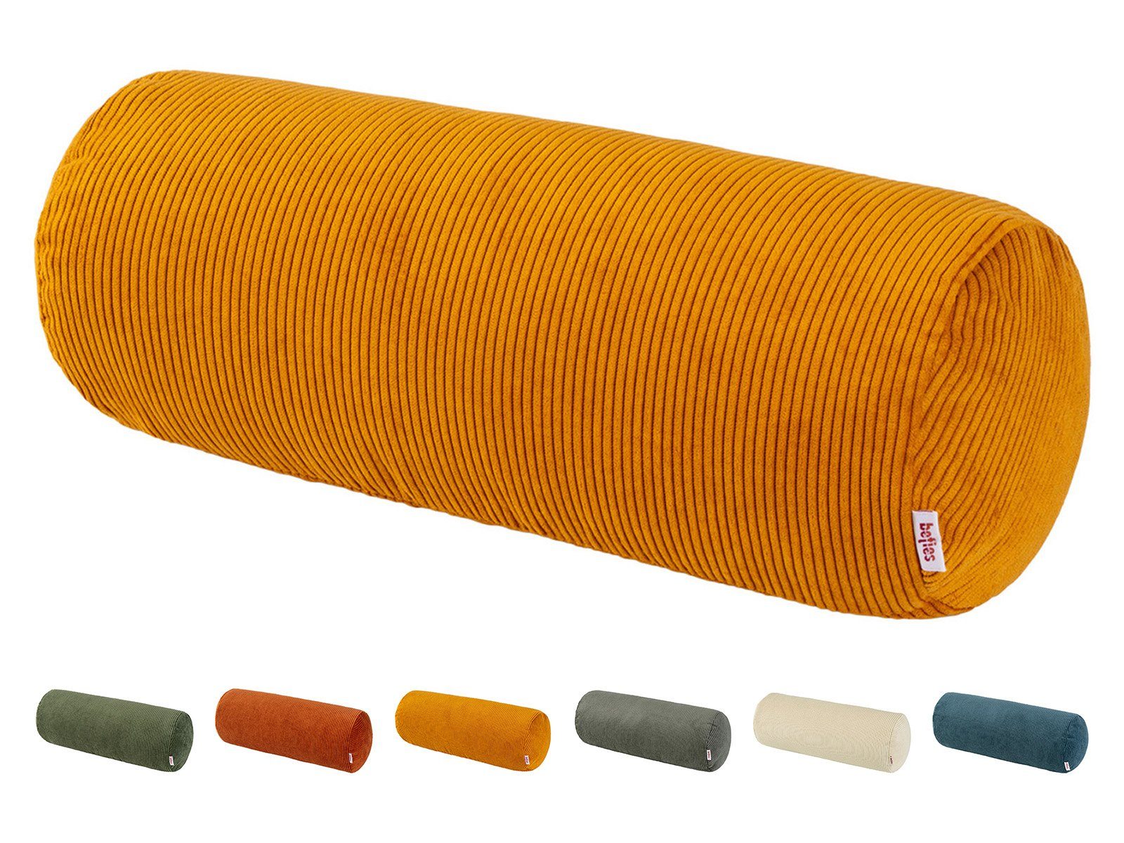 beties Nackenrollenbezug HYggelig No.1, (1 Stück), Samtcord Kissenbezug ca. günstig online kaufen