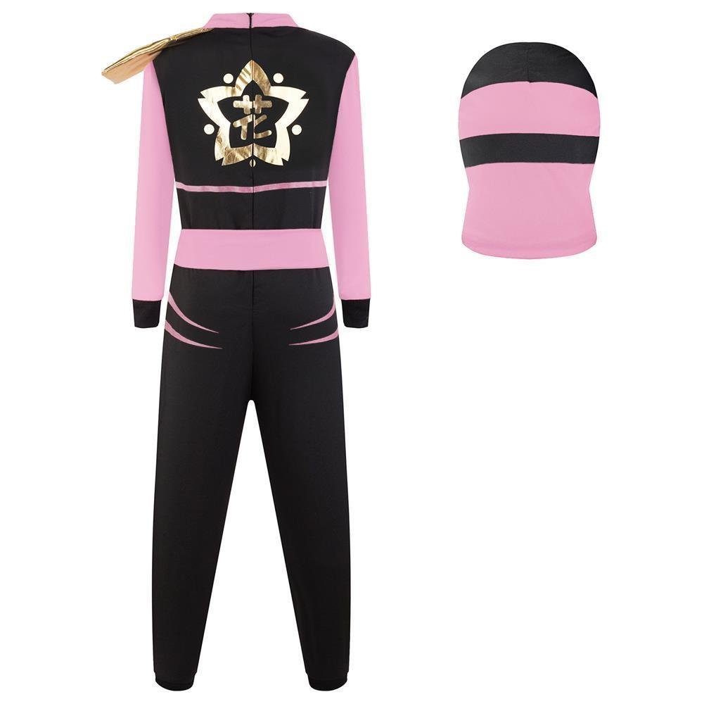 Katara Partyanzug Kinderkostüm Ninja Krieger für Jungs und Mädchen, mit Maske und Handschuhen, Fasching, Karneval, Halloween, Verkleidung