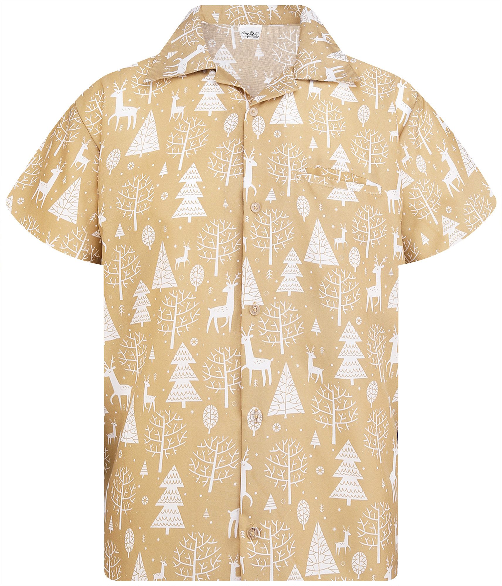 King Kameha Hawaiihemd Christmas Reindeer Allover günstig online kaufen