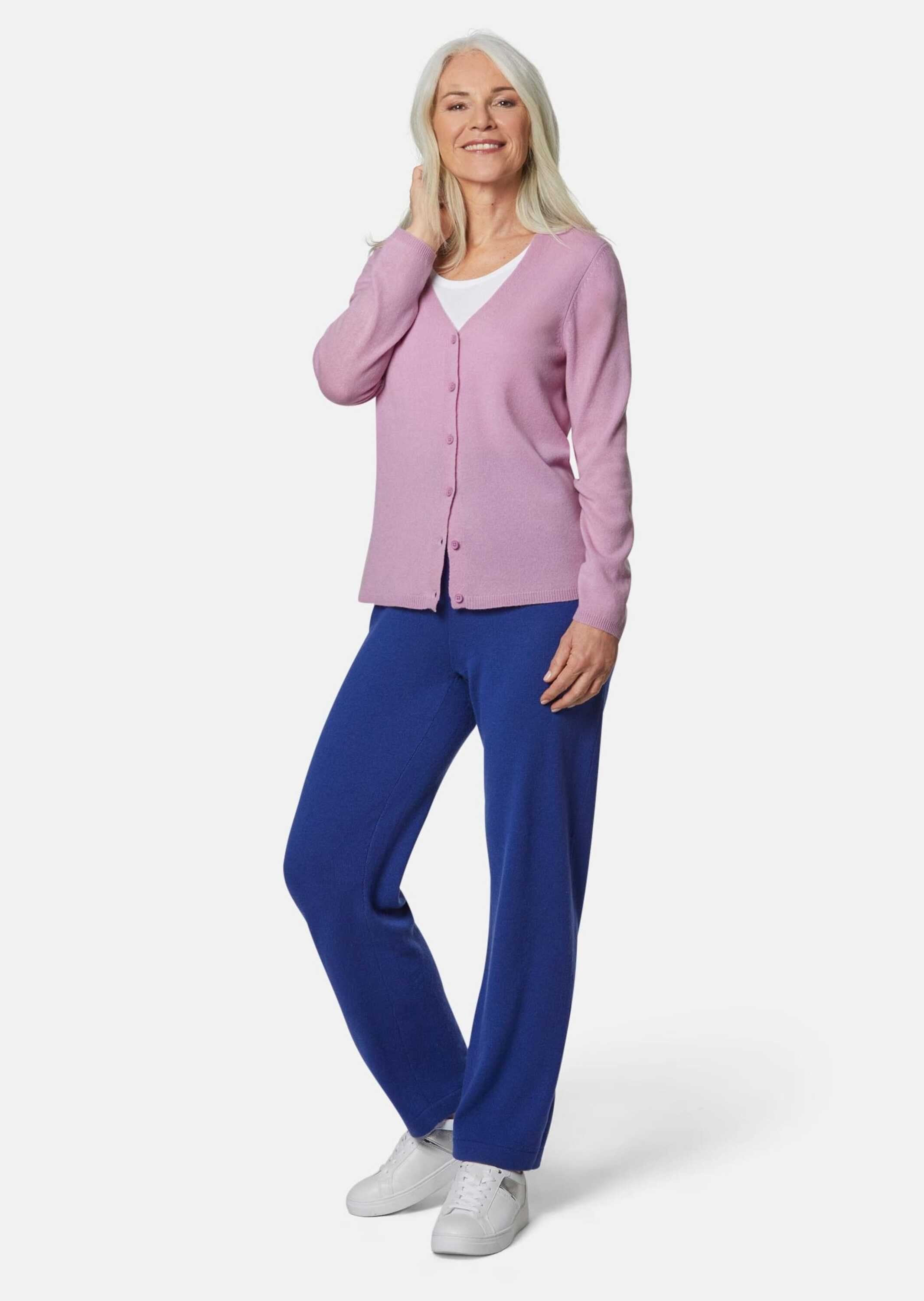 GOLDNER Strickjacke Weiche Kaschmirstrickjacke mit V-Ausschnitt günstig online kaufen