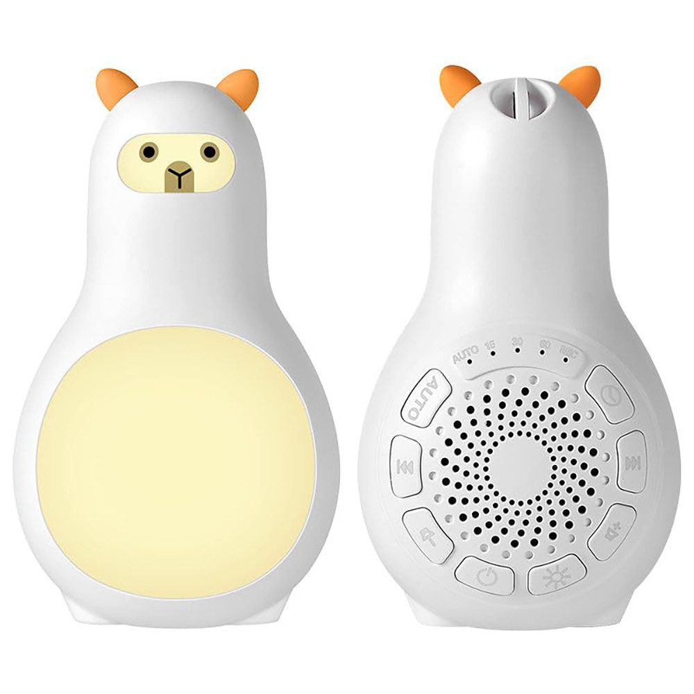Tekoo Einschlafhilfe Baby Weißes Rauschen Alpaka, Nachtlicht Kopfhörer (Mit Weißem Rauschen, Nachtlicht & Geräuschsensor)