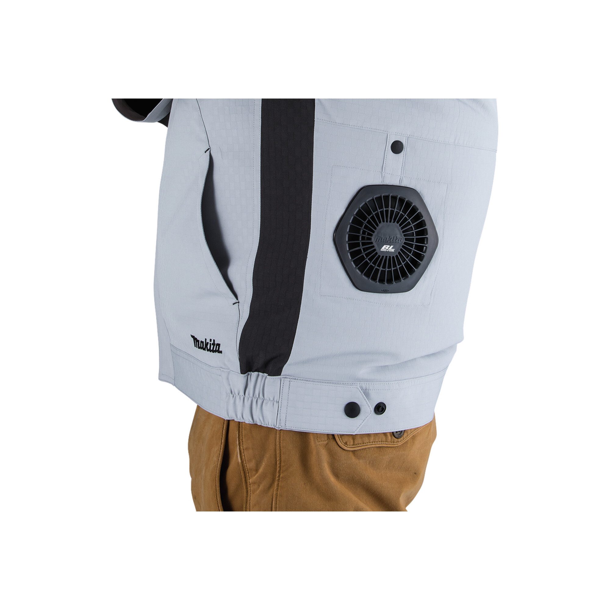 Makita Parka Makita Akku-Klimajacke, weiß Größe 2XL (DFJ213Z2XL)