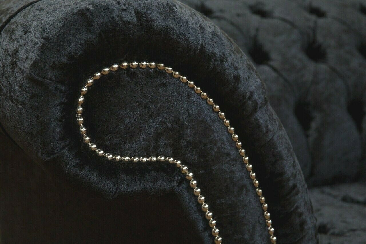 JVmoebel Chesterfield-Sofa Chesterfield Sofa Original Microfaser Couch Neu Webstoff, Packung, Made in Europa