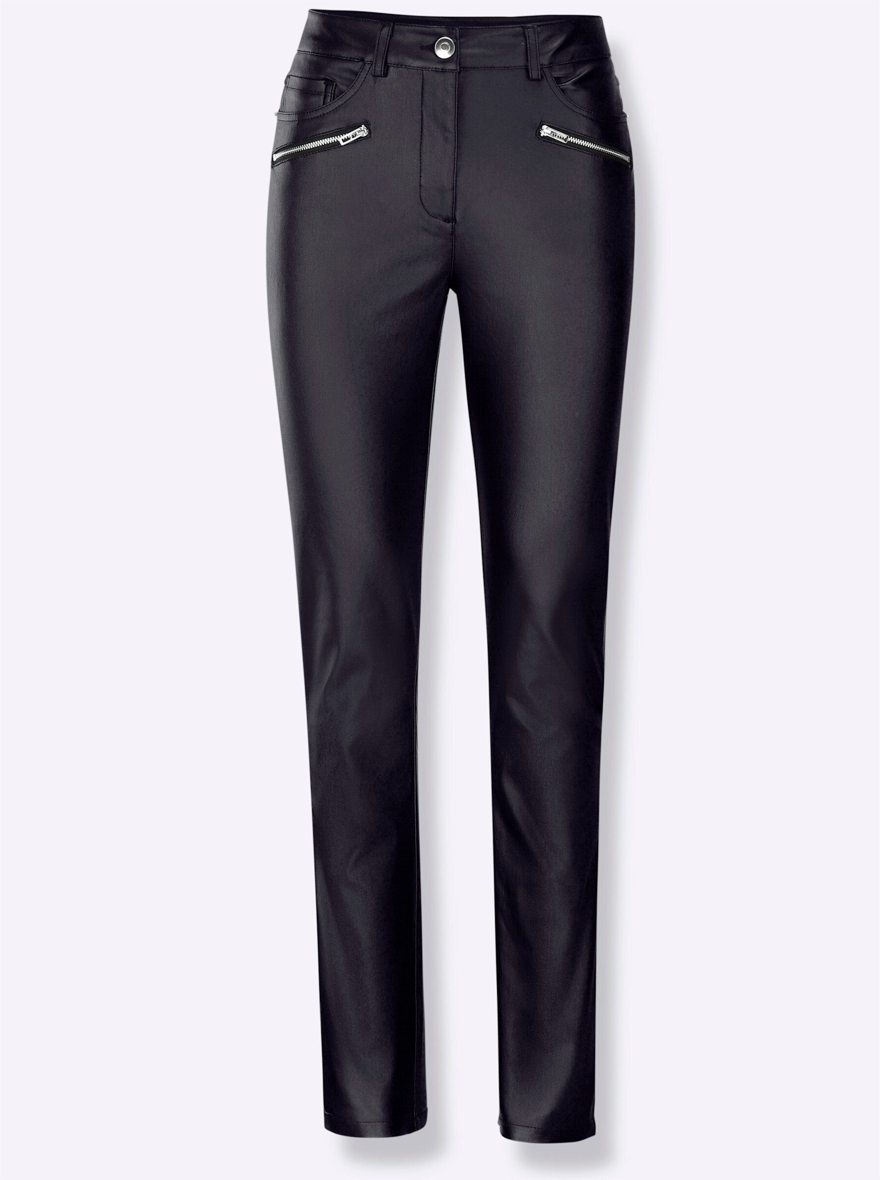 Jerseyhose Thermo-Hose leicht vertieft